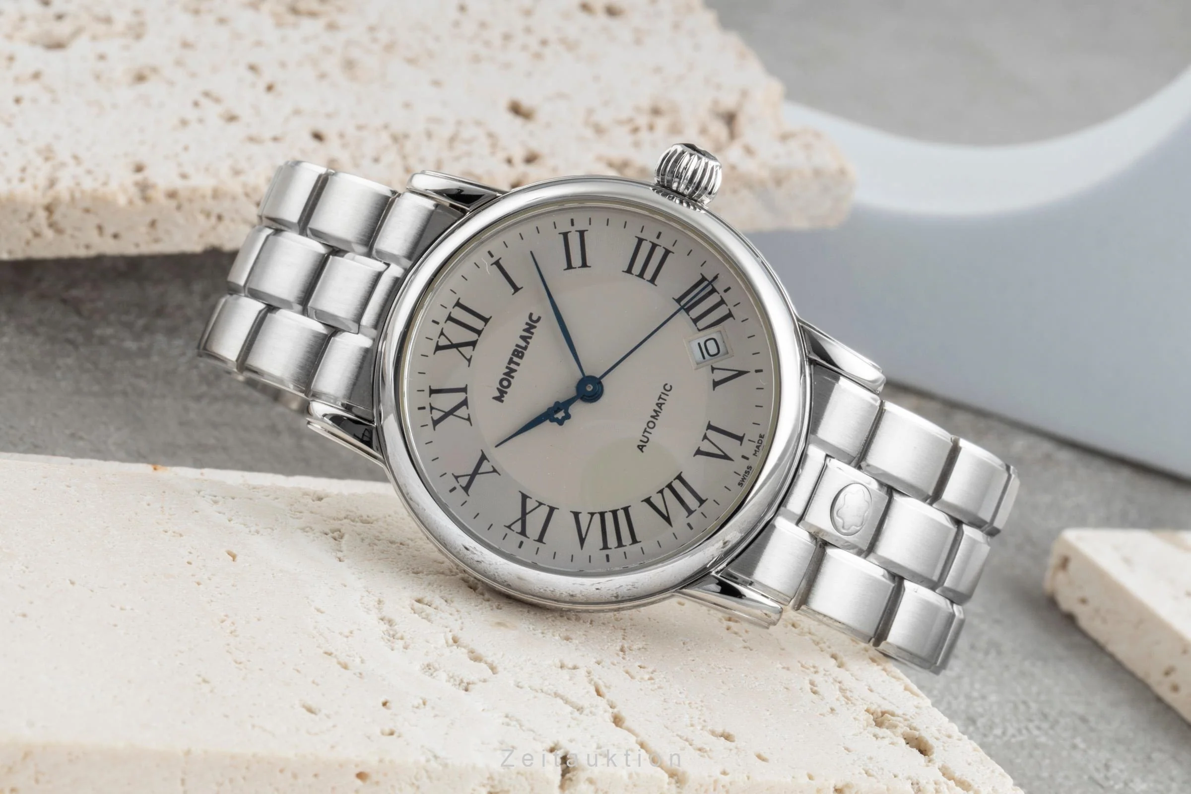 Montblanc Meisterstück steel automatic men's watch 7042  [2506247] - Image 3
