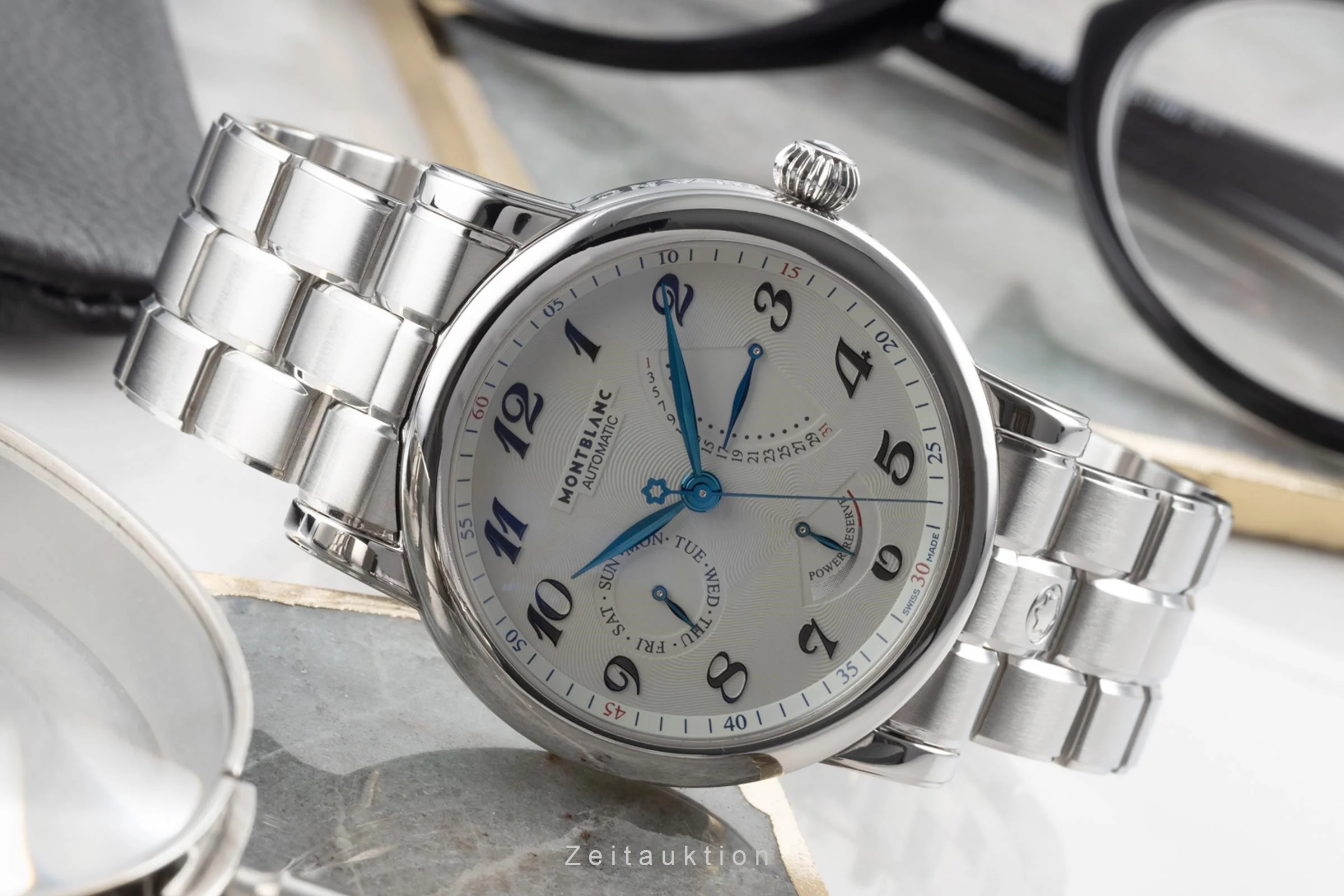 Montblanc Meisterstück steel automatic men's watch 7202  [2204353] - Image 2
