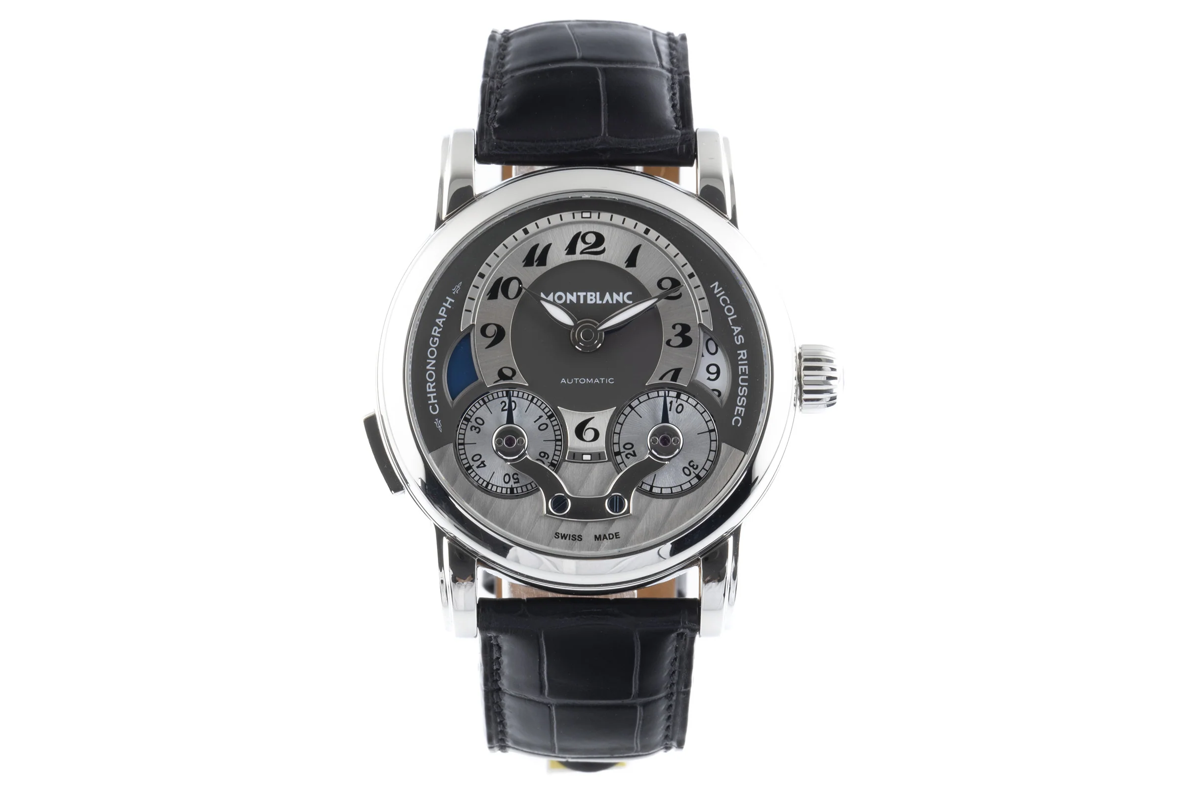 Montblanc Nicolas Rieussec chronograph steel automatic men's watch 7138  [2206385] - Image 4