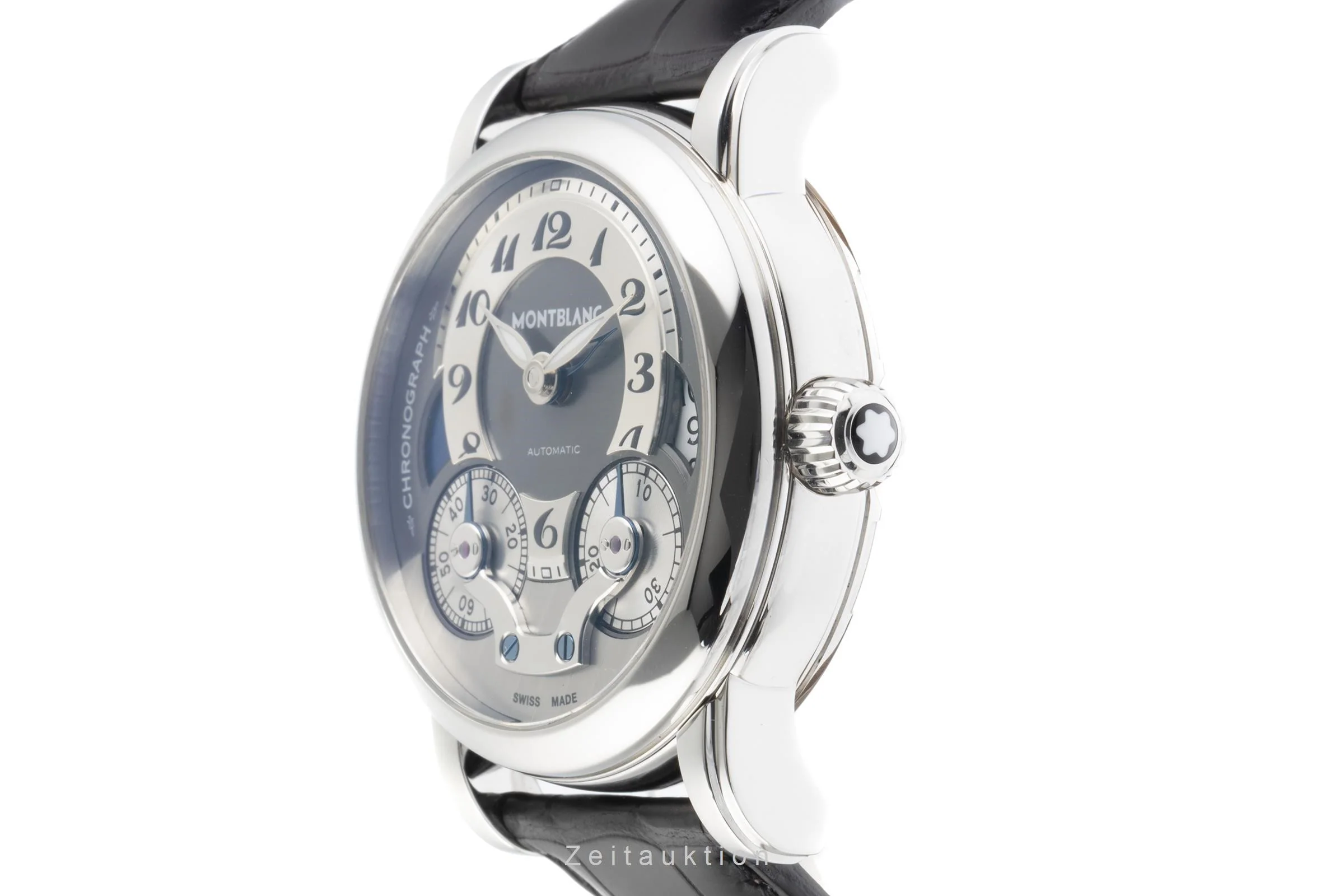 Montblanc Nicolas Rieussec chronograph steel automatic men's watch 7138  [2206385] - Image 6