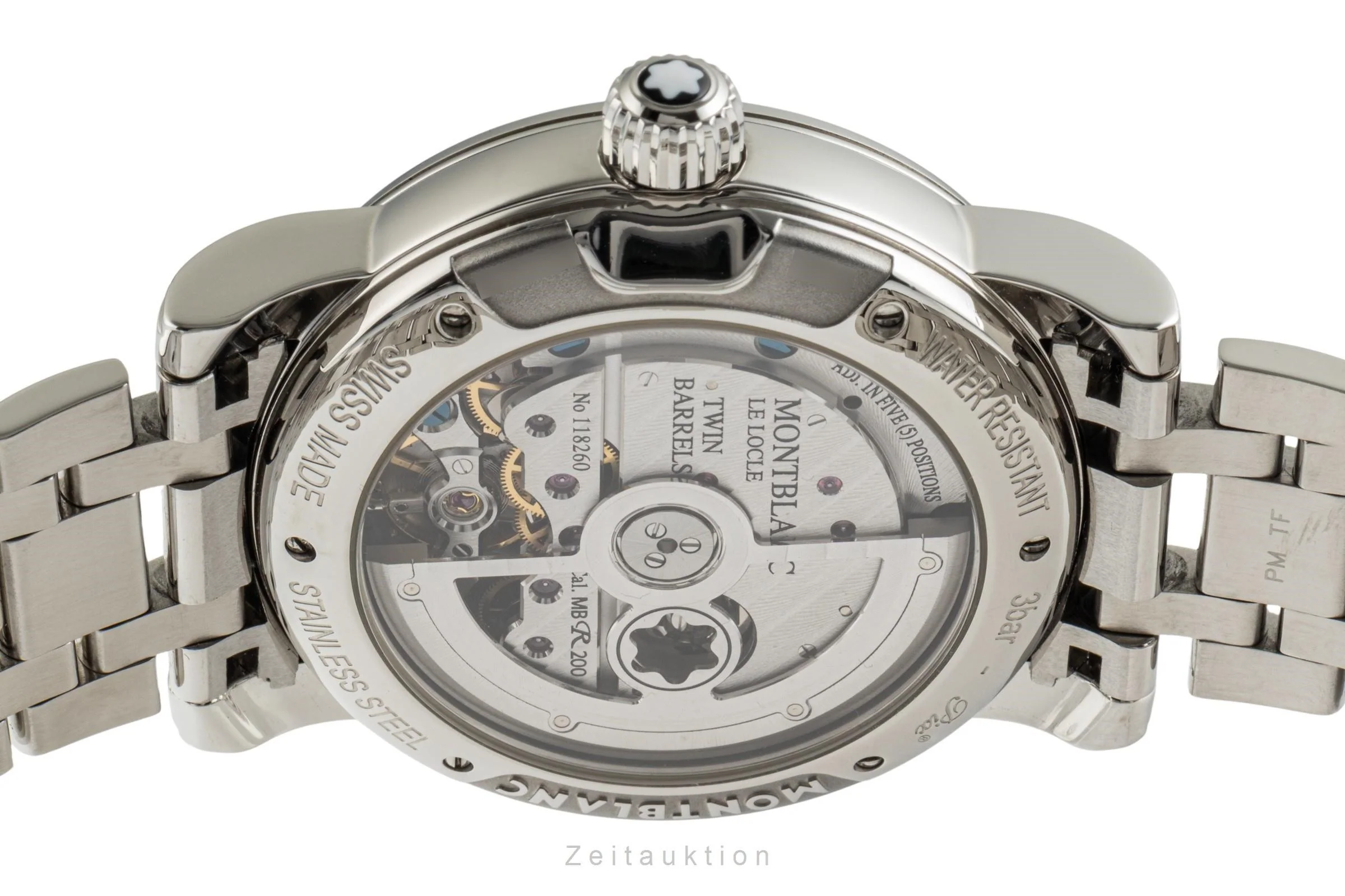 Montblanc Nicolas Rieussec chronograph steel automatic men's watch 7138  [2400155] - Image 10