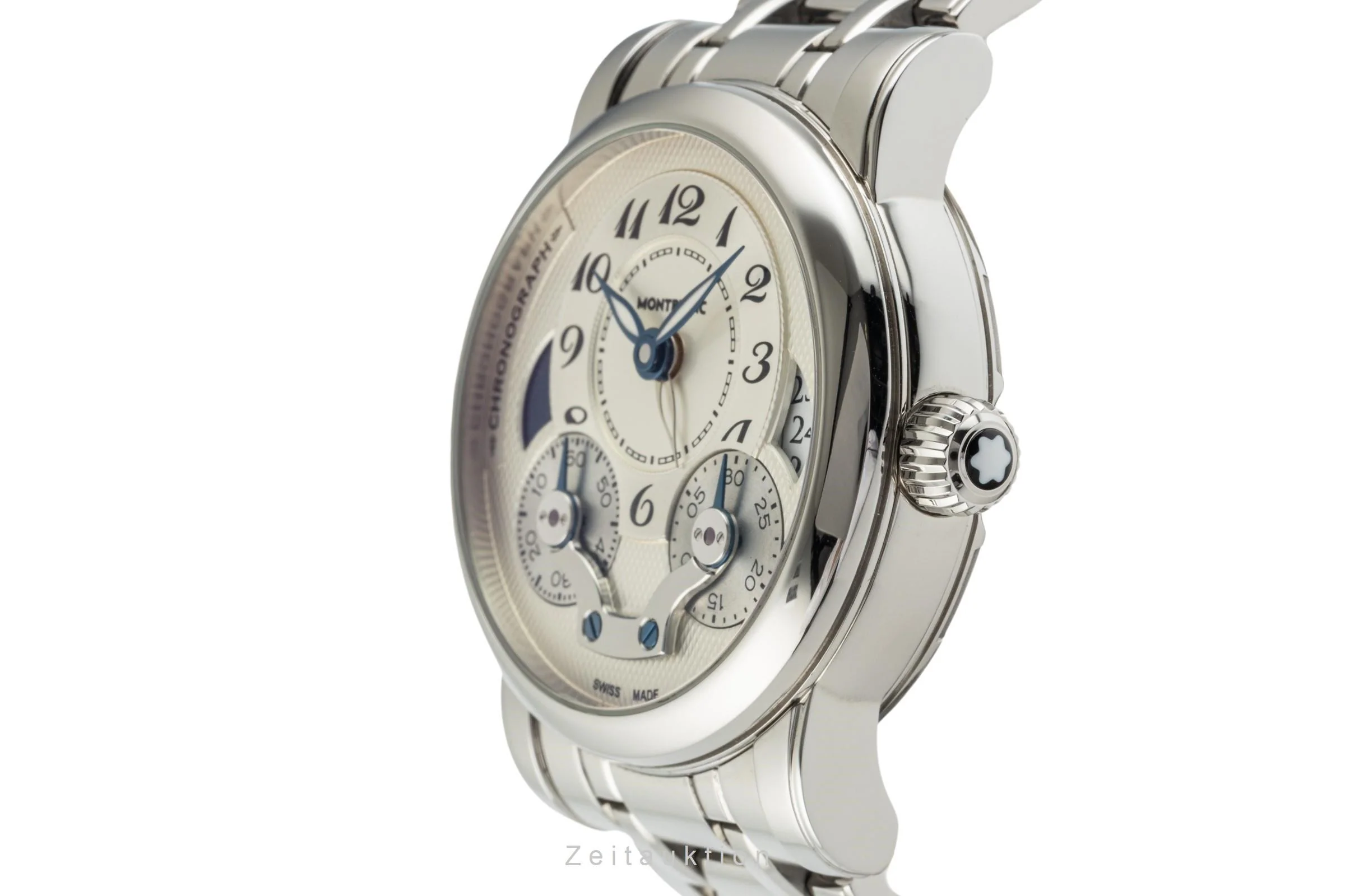Montblanc Nicolas Rieussec chronograph steel automatic men's watch 7138  [2400155] - Image 6