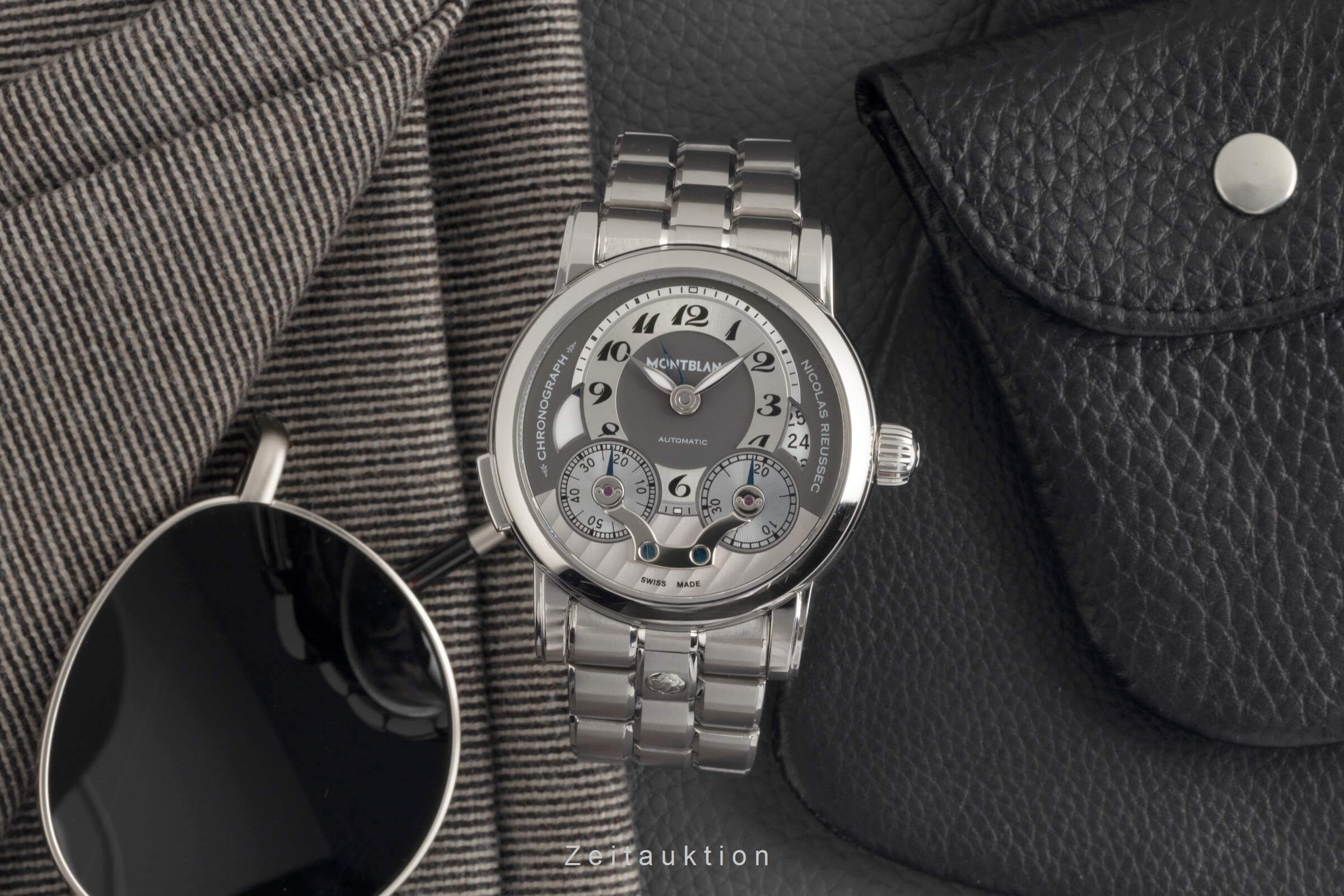 Montblanc Nicolas Rieussec chronograph steel automatic men's watch 7138 LP: 11800EUR  [2501462] - Image 4