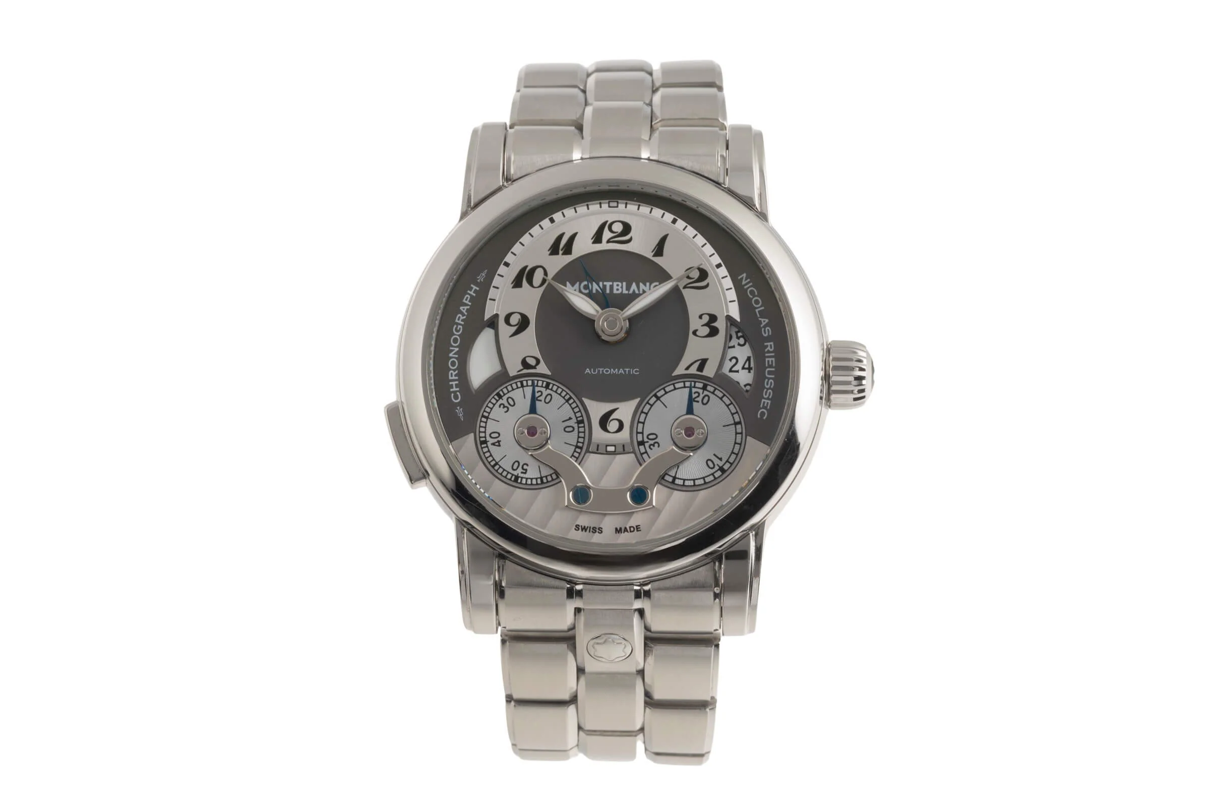 Montblanc Nicolas Rieussec chronograph steel automatic men's watch 7138 LP: 11800EUR  [2501462] - Image 5
