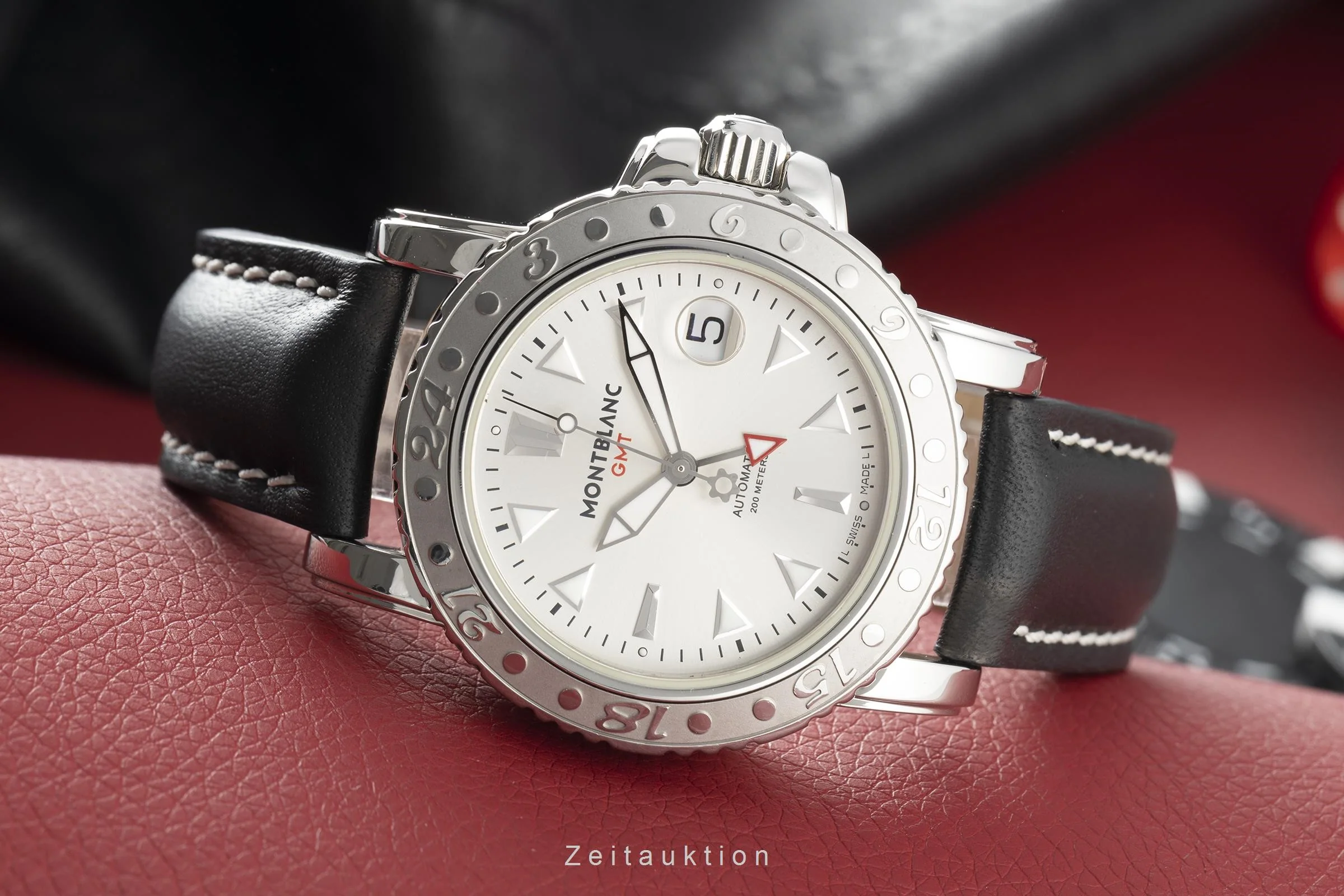 Montblanc Sport GMT steel automatic men's watch 7061  [2200379] - Image 2