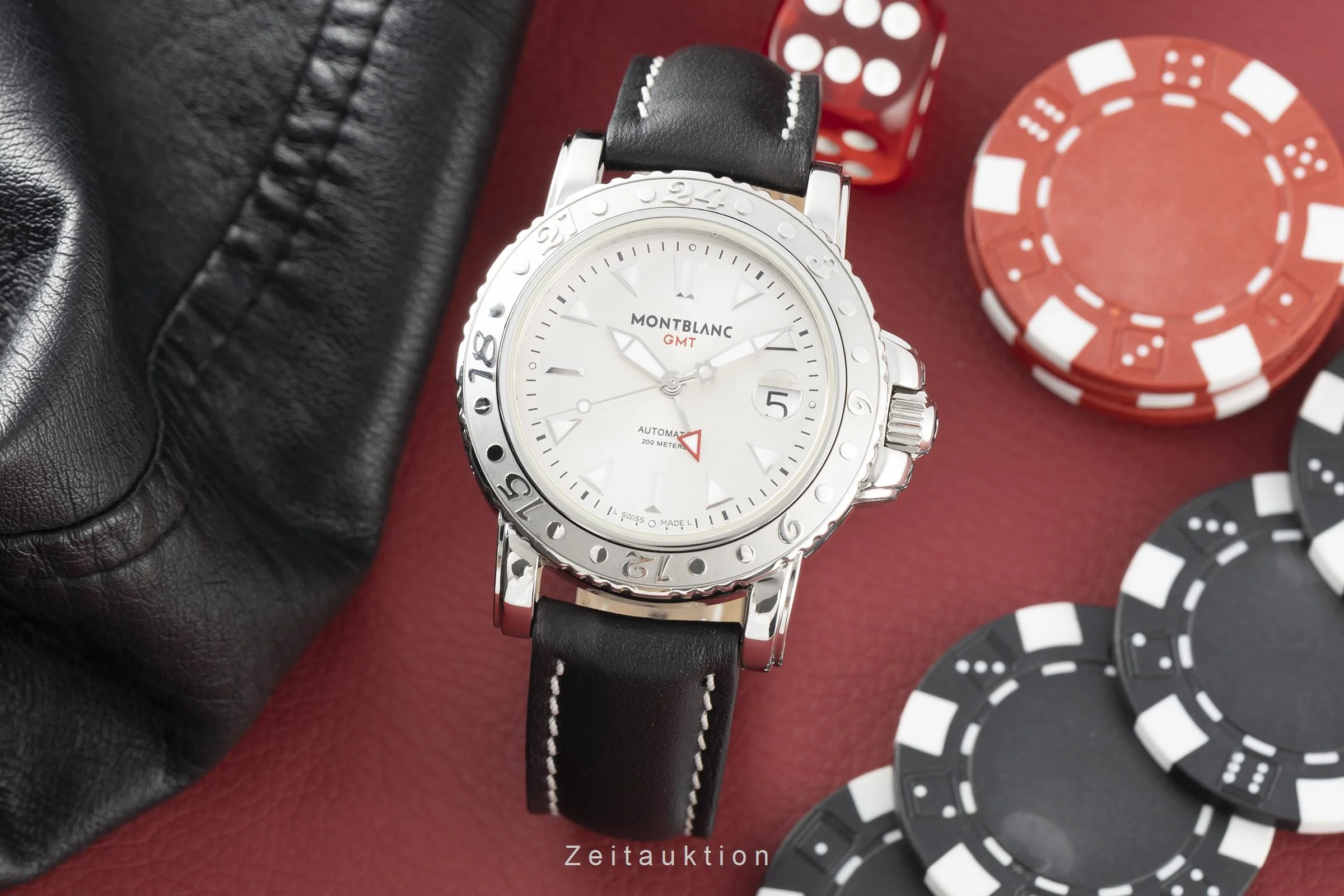 Montblanc Sport GMT steel automatic men's watch 7061  [2200379] - Image 3