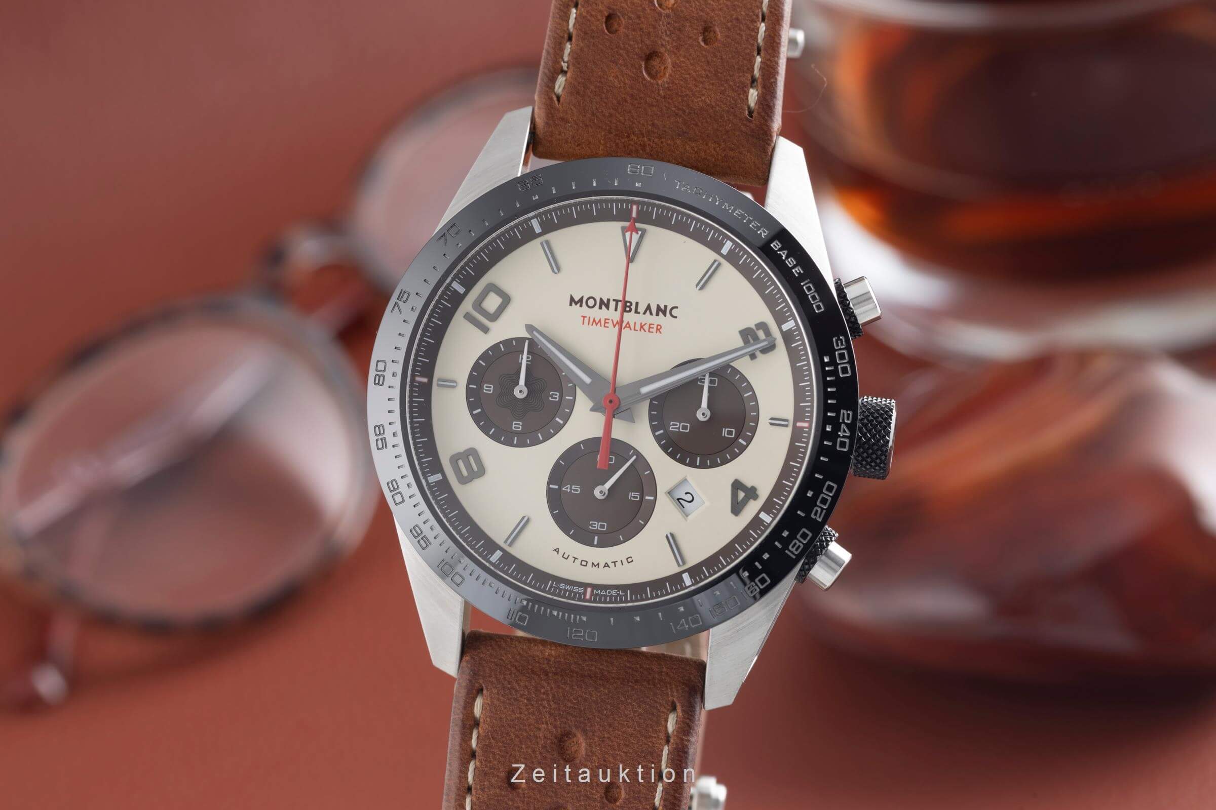 Montblanc Timewalker chronograph steel automatic men's watch 118491  7464 Limited  [2502024] - Image 2