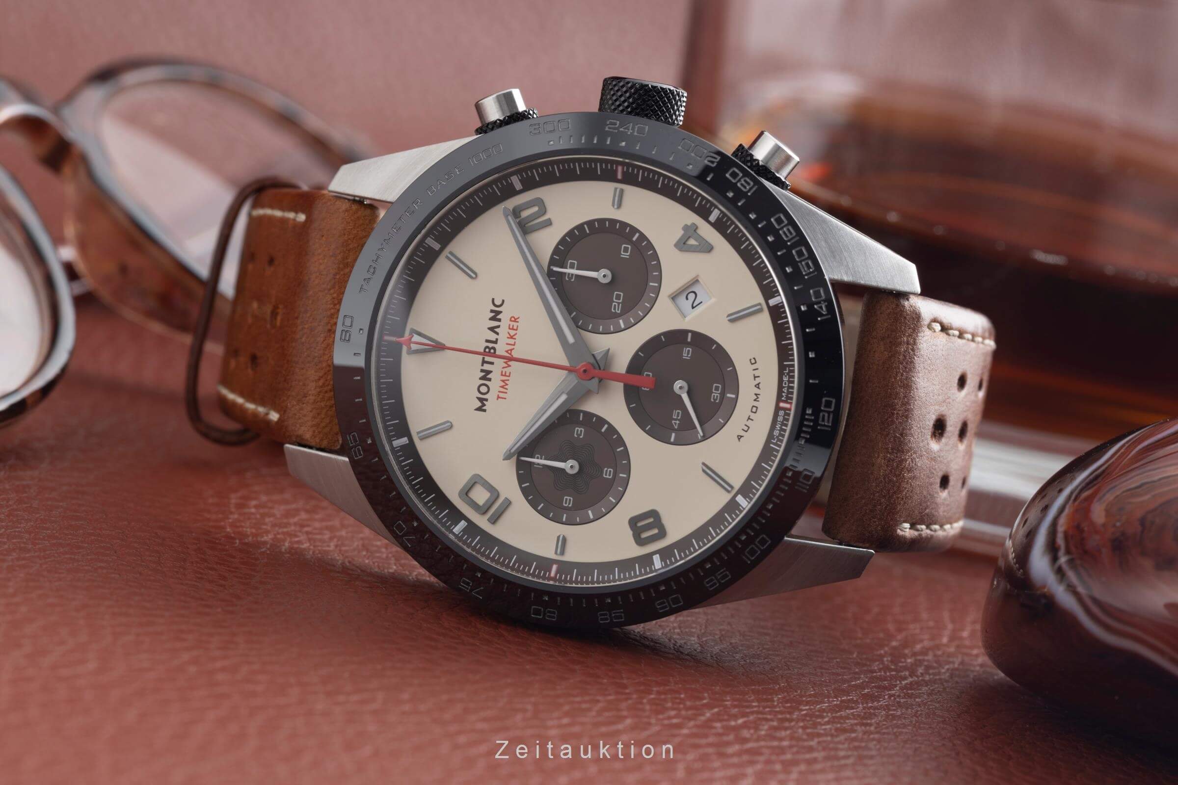 Montblanc Timewalker chronograph steel automatic men's watch 118491  7464 Limited  [2502024] - Image 3