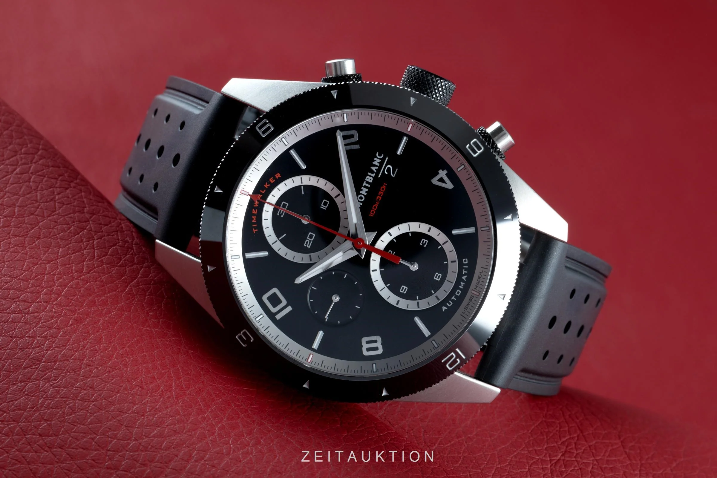 Montblanc Timewalker chronograph steel automatic men's watch 7424 LP: 3300EUR  [2103501] - Image 3