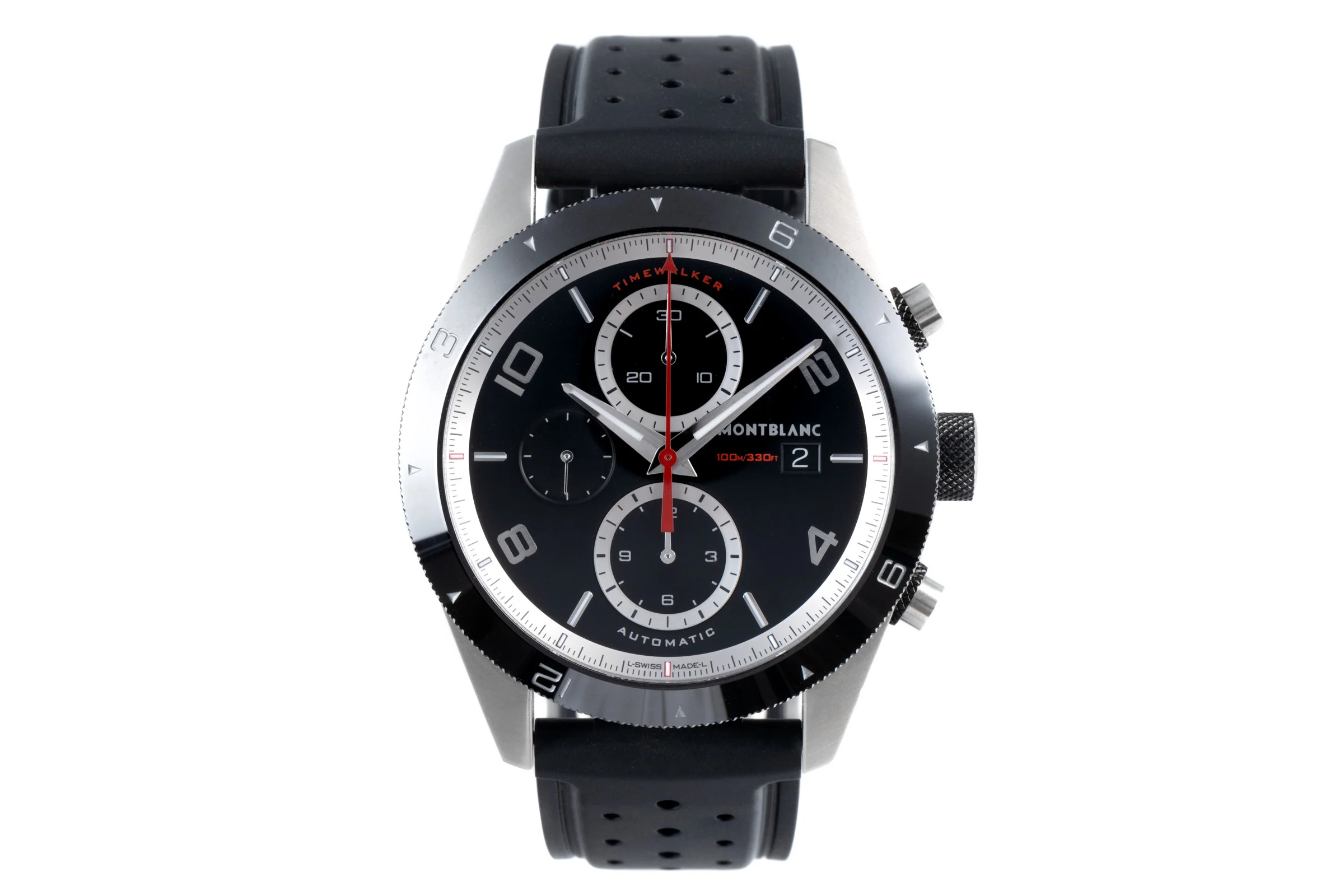 Montblanc Timewalker chronograph steel automatic men's watch 7424 LP: 3300EUR  [2103501] - Image 4