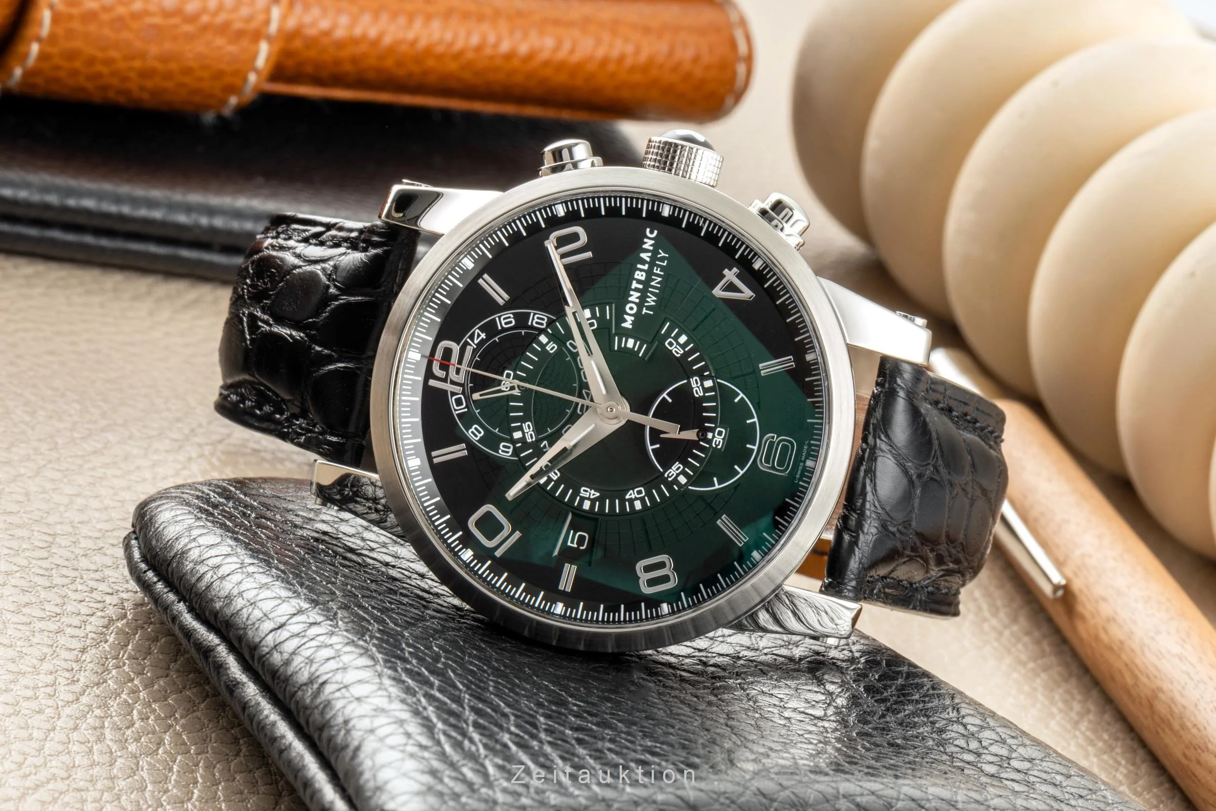 Montblanc TimeWalker TwinFly Chronograph chronograph steel automatic men's watch 7175  [2401551] - Image 2