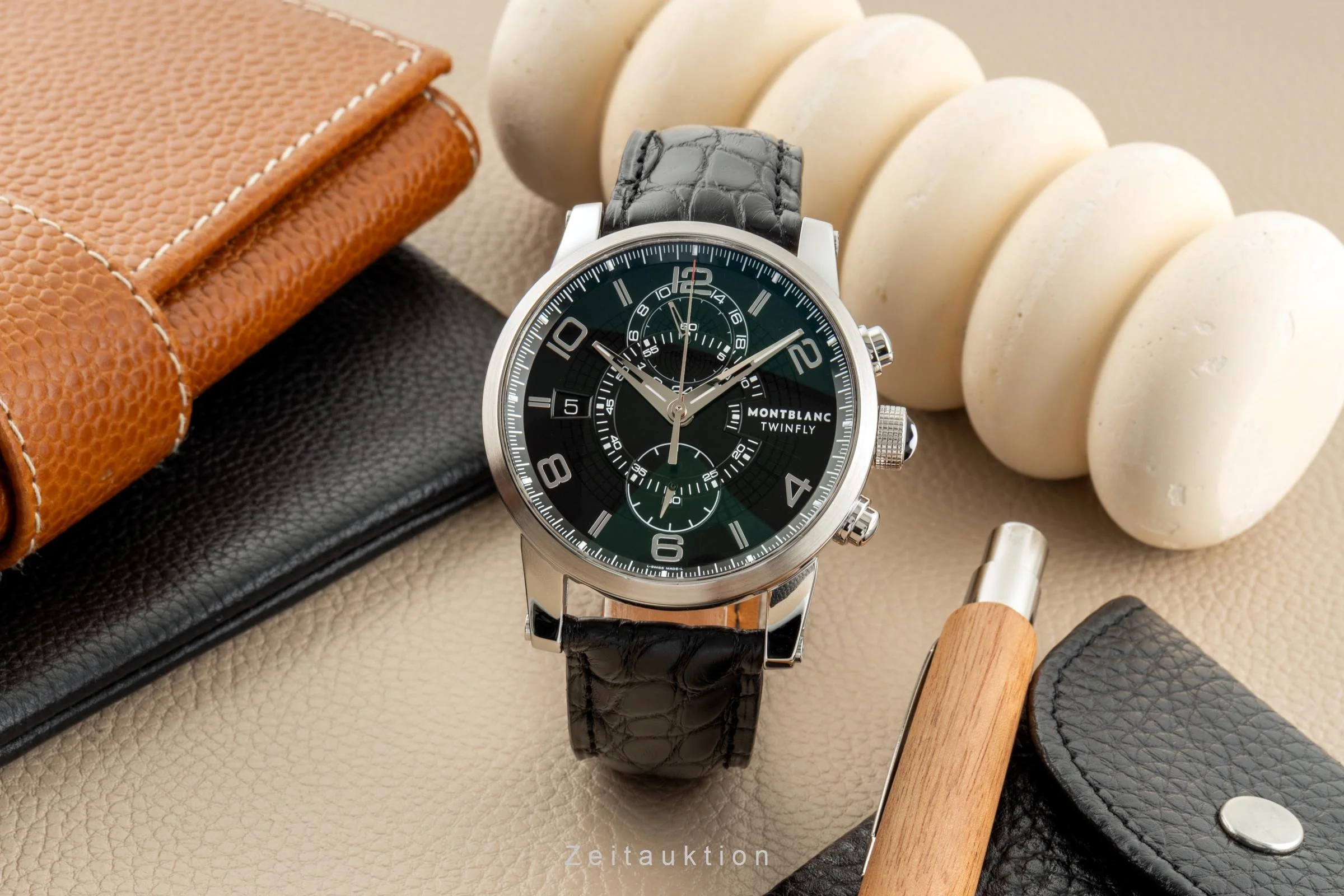 Montblanc TimeWalker TwinFly Chronograph chronograph steel automatic men's watch 7175  [2401551] - Image 3