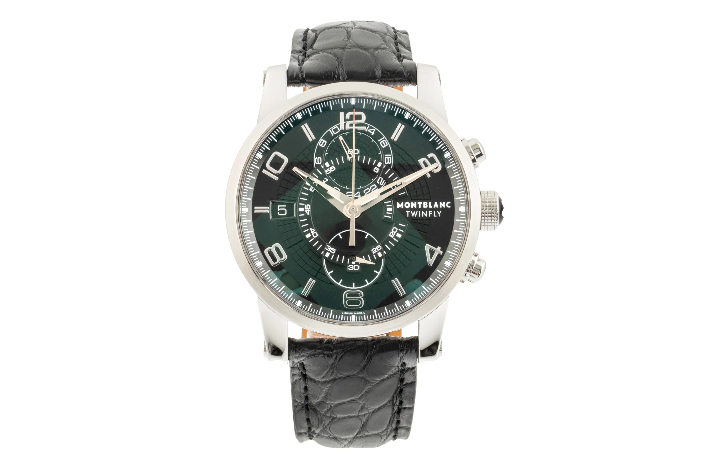 Montblanc TimeWalker TwinFly Chronograph chronograph steel automatic men's watch 7175  [2401551] - Image 4