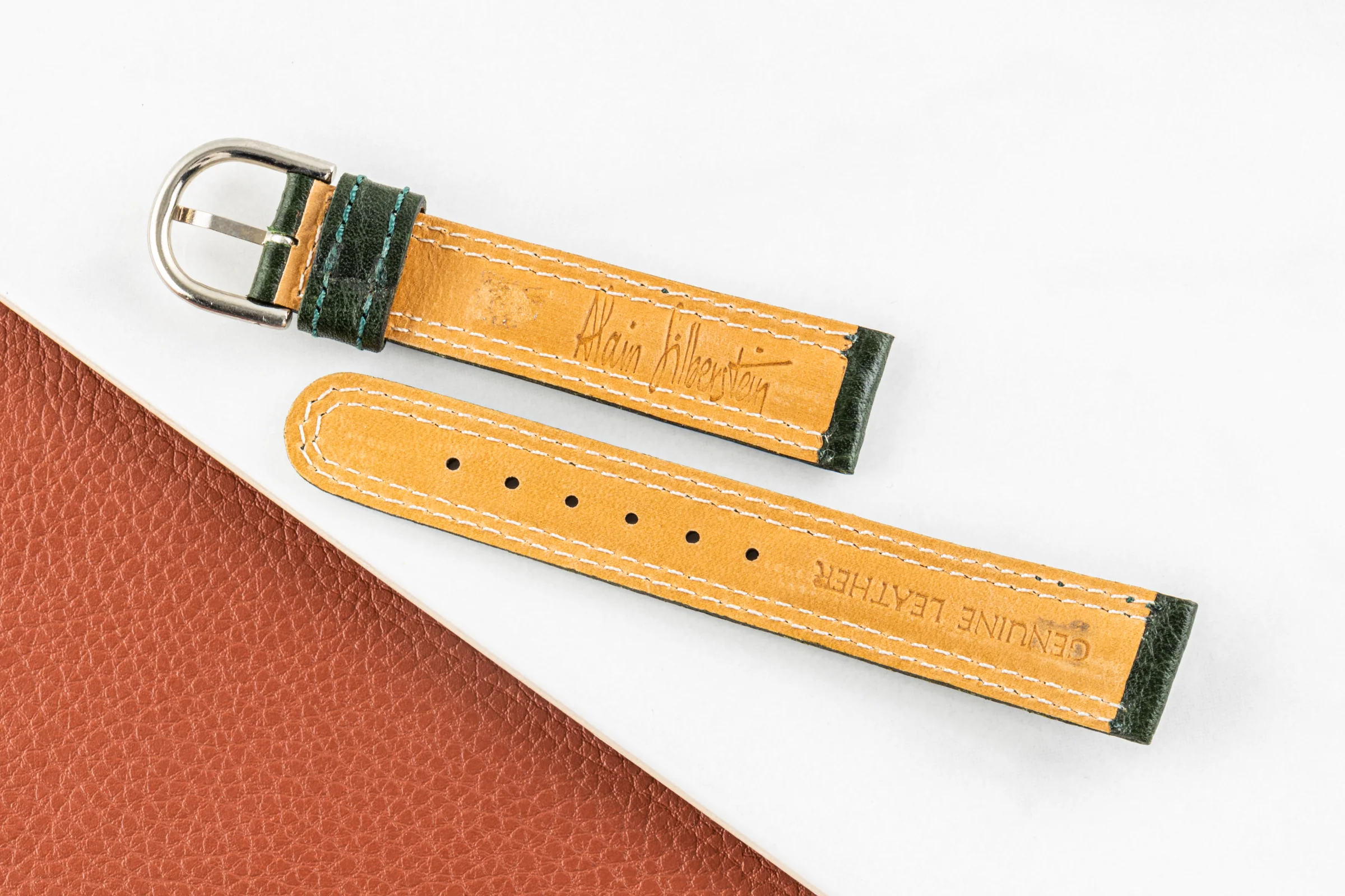 New Alain Silberstein strap mm leather strap [KL24036] - Image 2