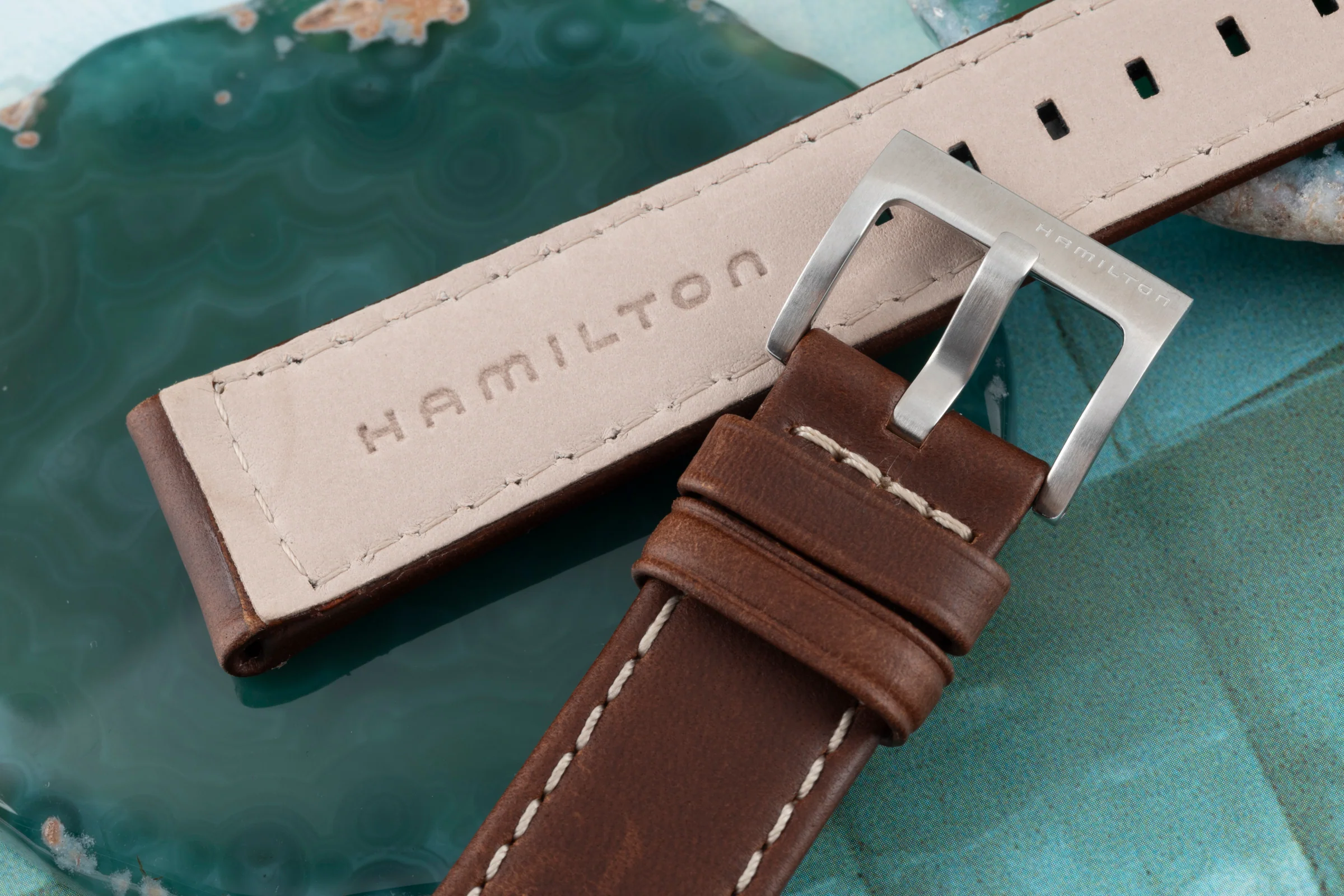 NEW Hamilton strap 20.00 mm leather strap [KL24535] - Image 3