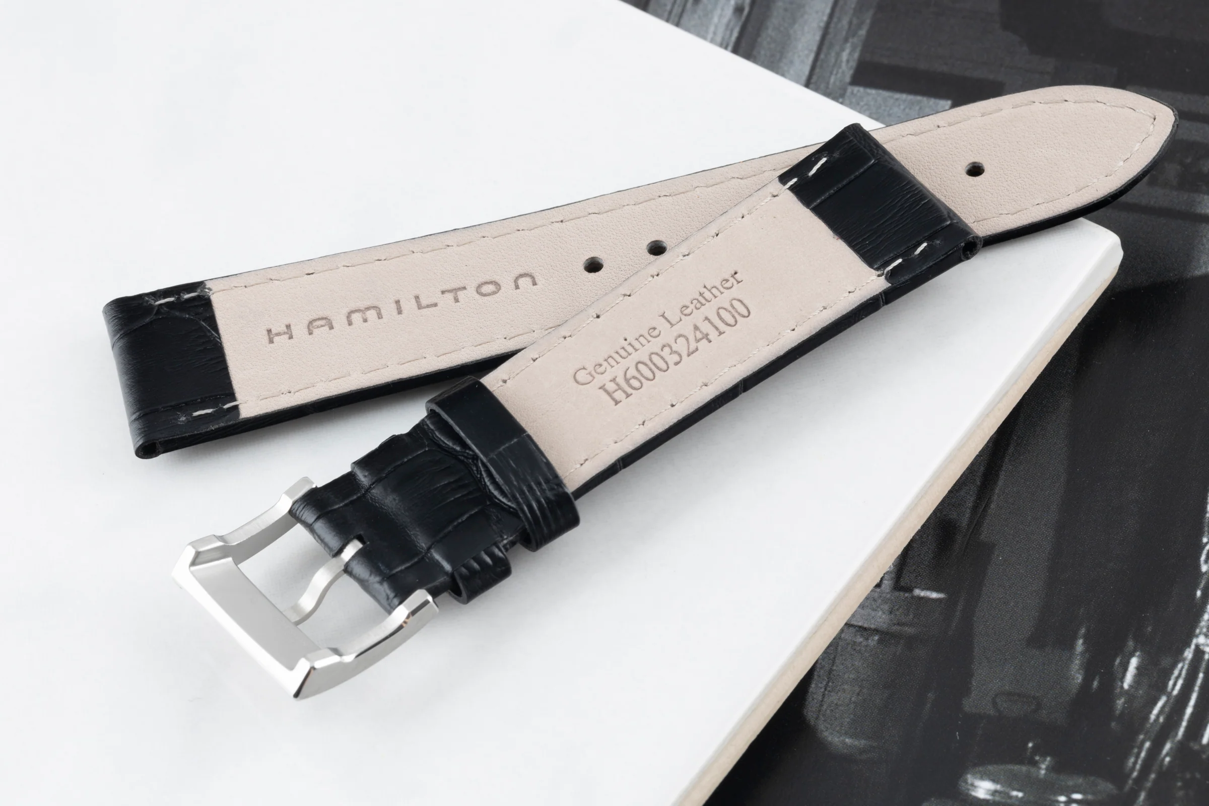 NEW Hamilton strap 20,00mm leather strap [KL24542] - Image 2