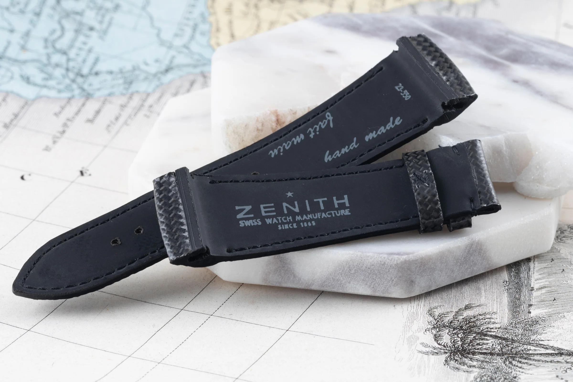 NEW Zenith strap 23.00mm rubber strap [KL24455] - Image 2