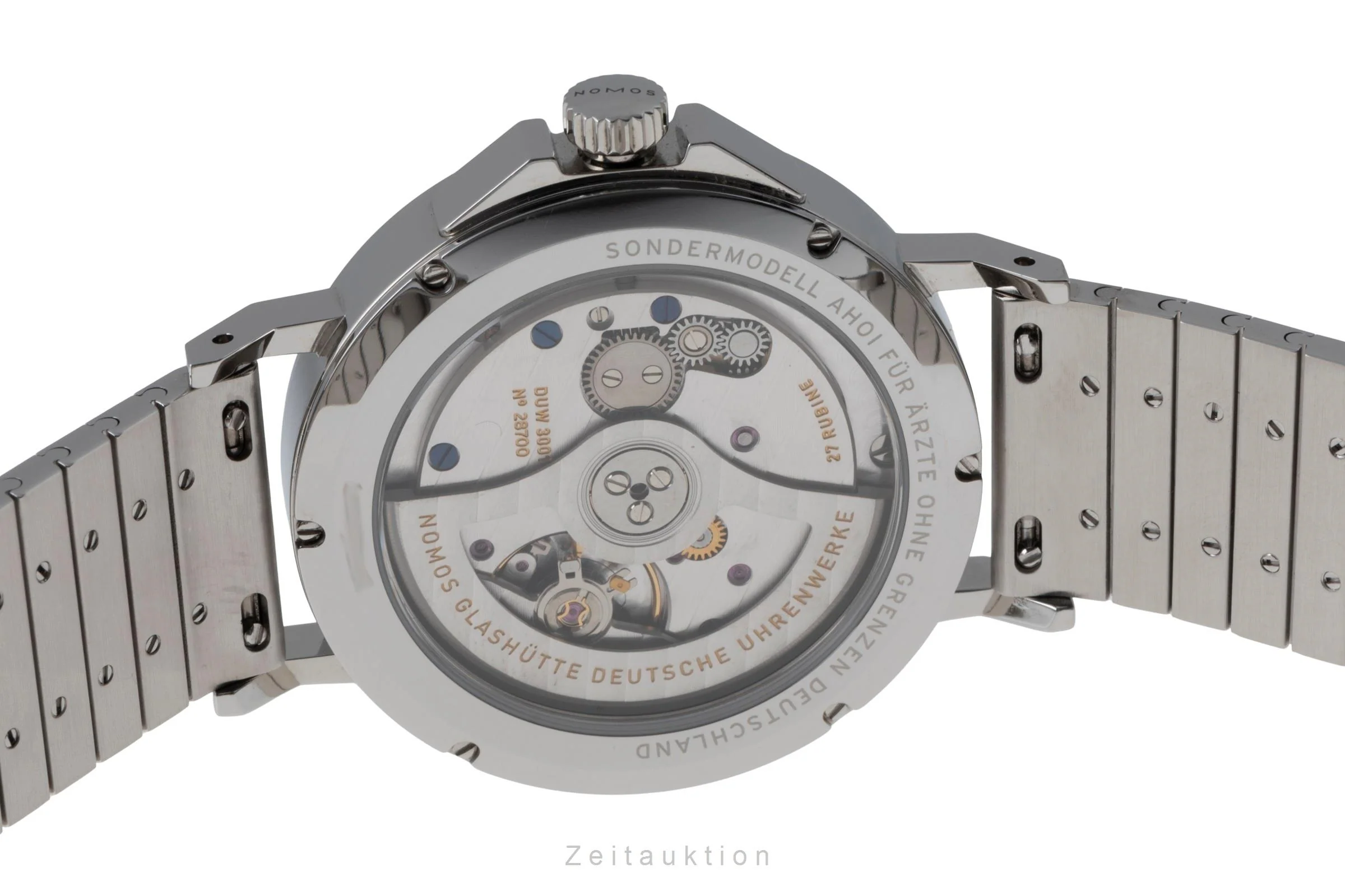 Nomos Ahoi steel automatic men's watch 560.S1 Limited  [2505951] - Image 12