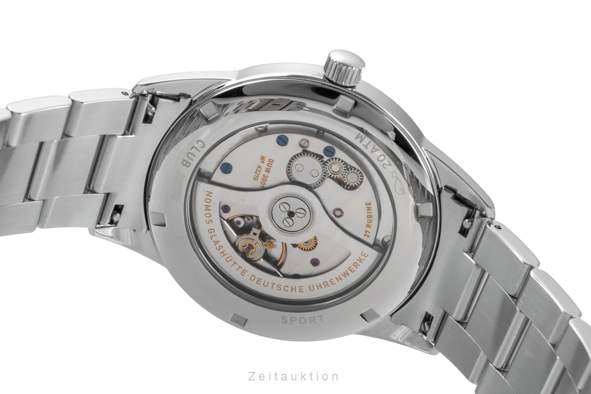 Nomos Club steel automatic men's watch 764  [2506014] - Image 11