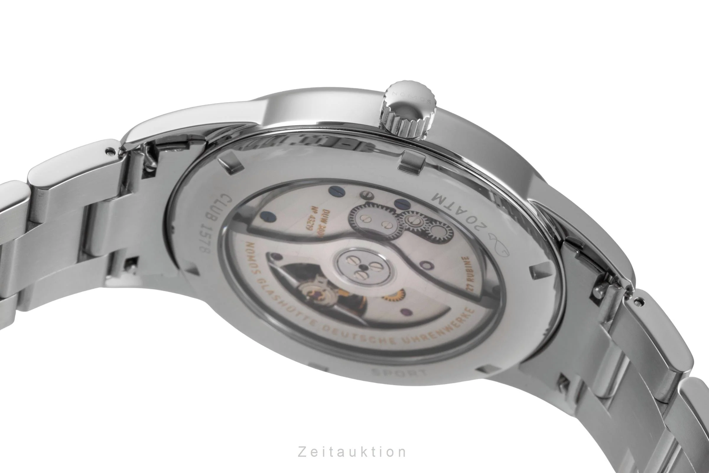 Nomos Club steel automatic men's watch 764  [2506014] - Image 12