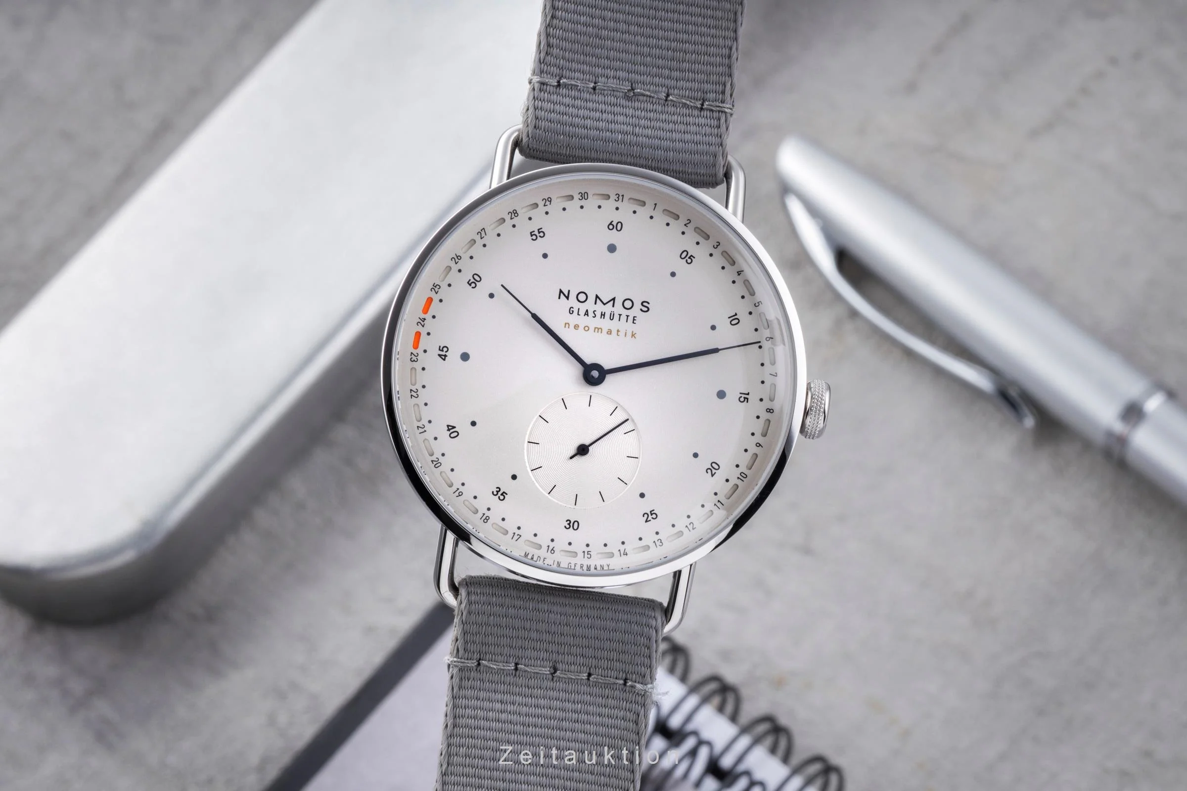 Nomos Metro steel automatic men's watch 1165  [2506198] - Image 2