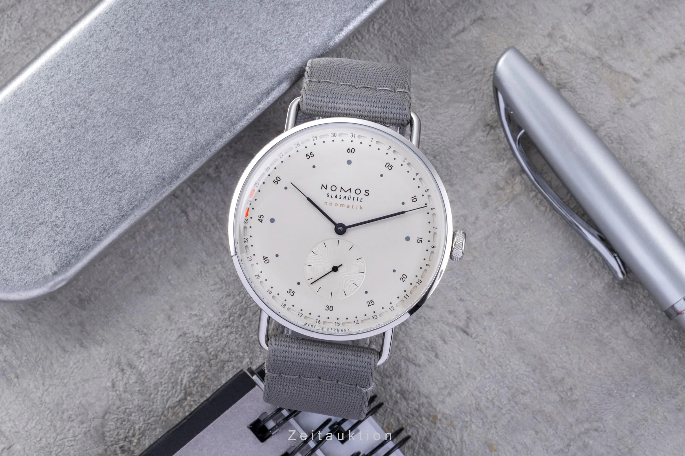 Nomos Metro steel automatic men's watch 1165  [2506198] - Image 4