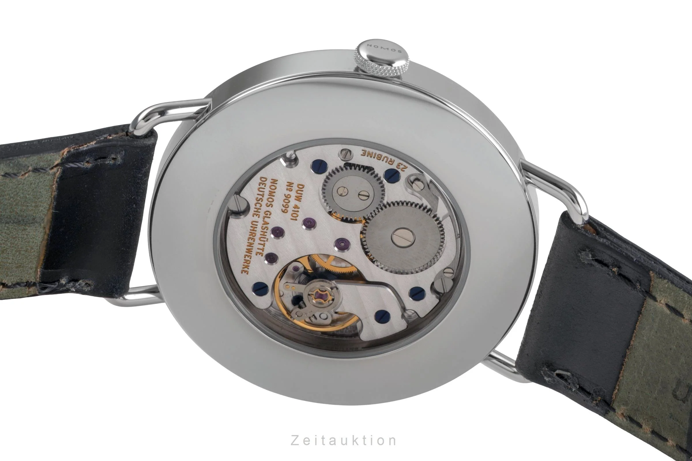 Nomos Metro steel manual winding men's watch 1103  [2503210] - Image 12