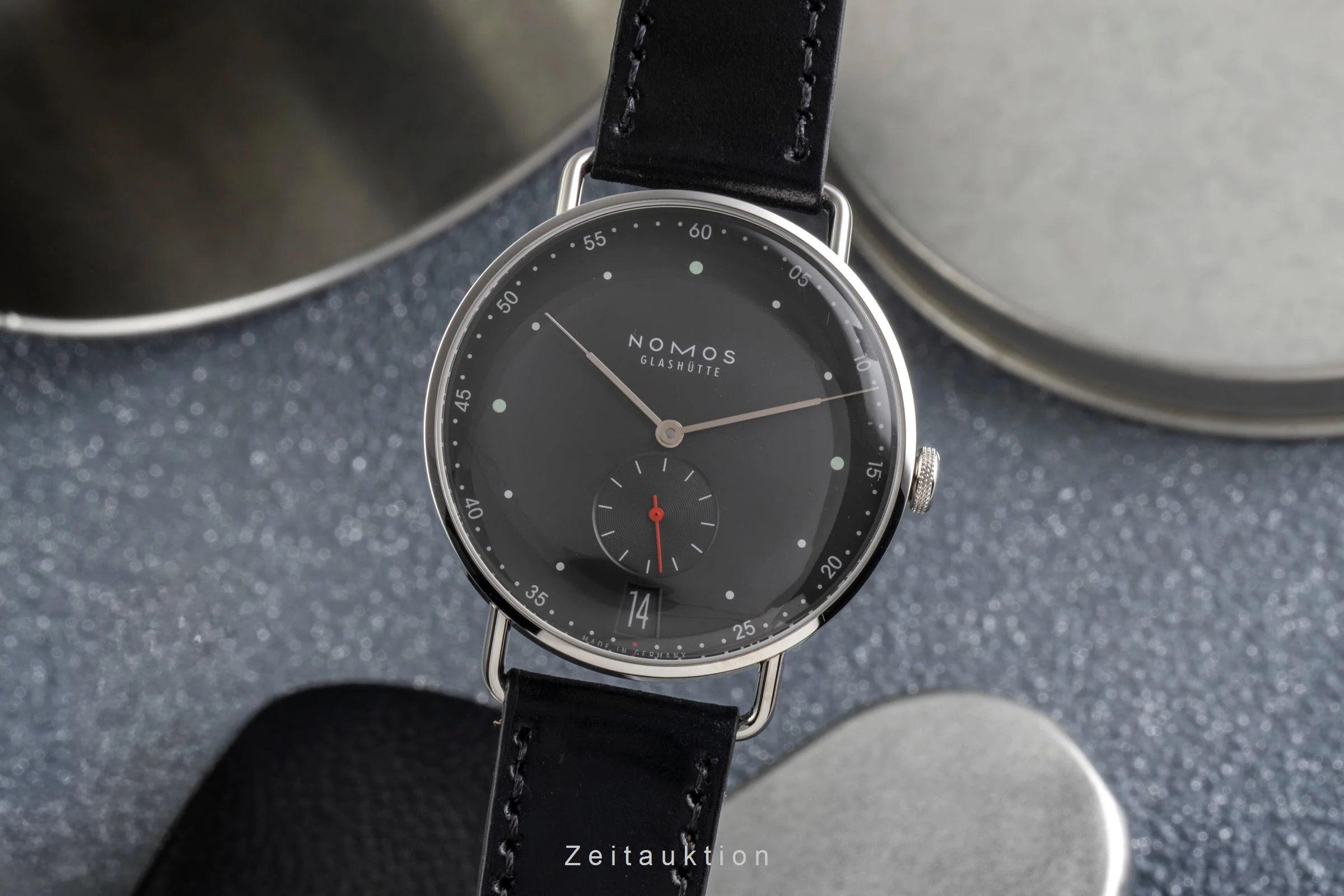 Nomos Metro steel manual winding men's watch 1103  [2503210] - Image 2