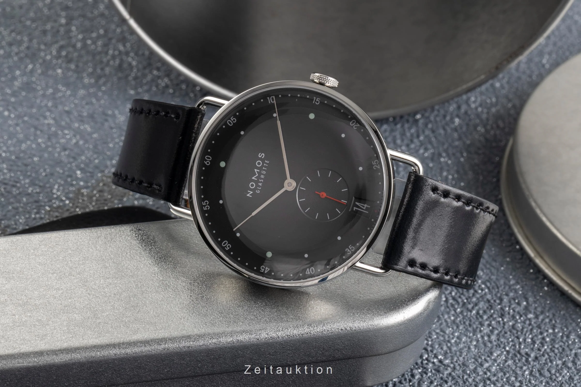 Nomos Metro steel manual winding men's watch 1103  [2503210] - Image 3