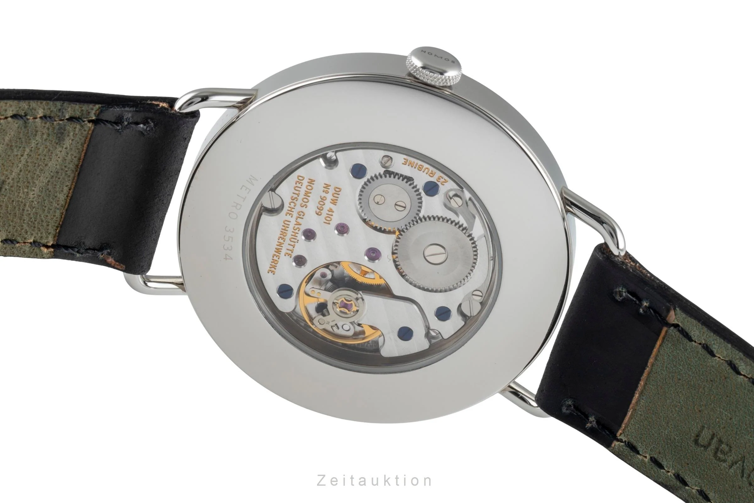 Nomos Metro steel manual winding men's watch 1103  [2505640] - Image 11