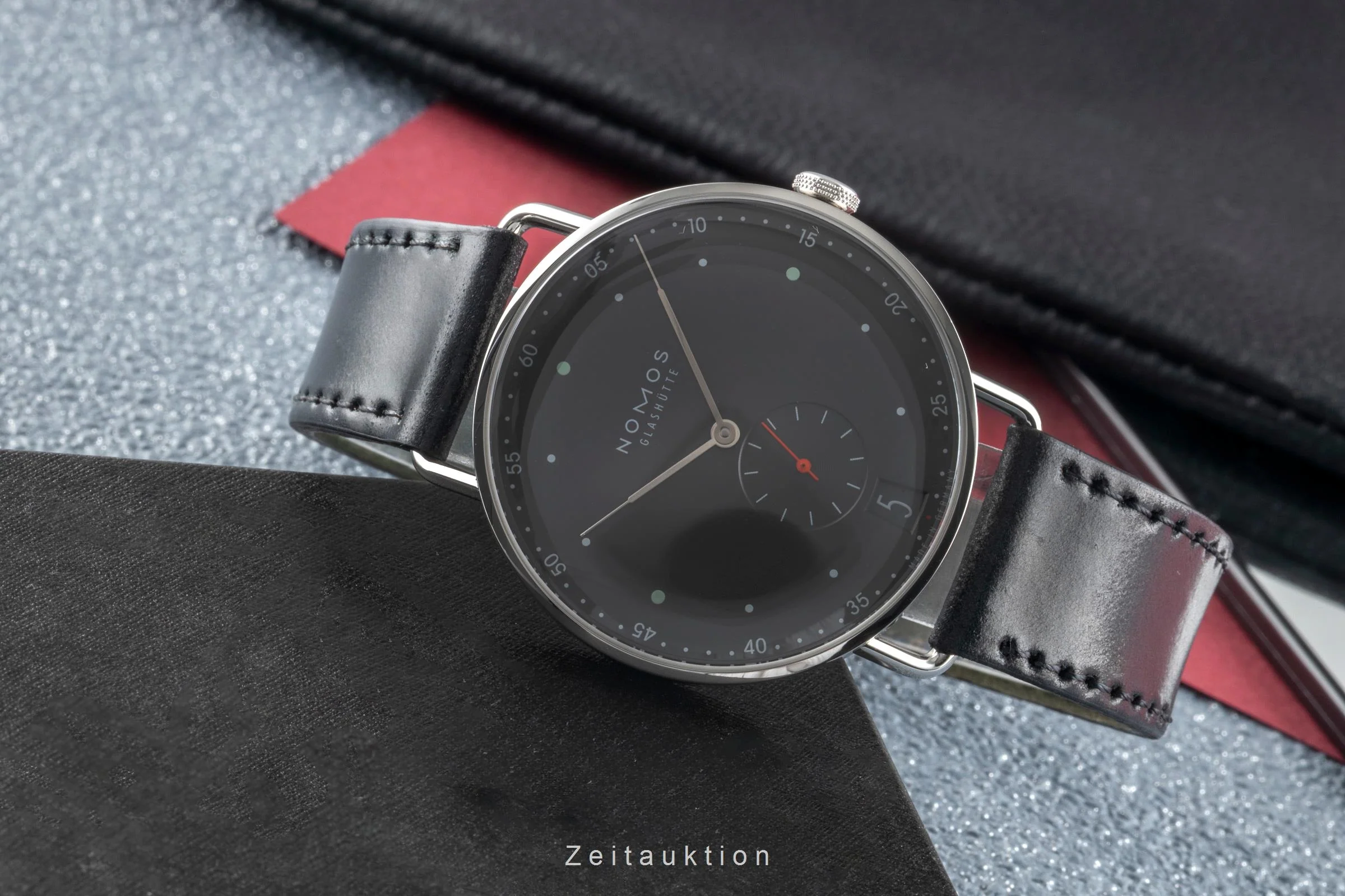 Nomos Metro steel manual winding men's watch 1103  [2505640] - Image 3