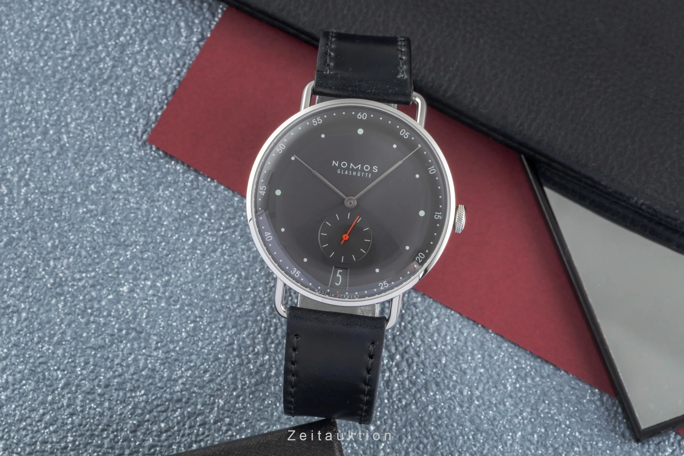 Nomos Metro steel manual winding men's watch 1103  [2505640] - Image 4