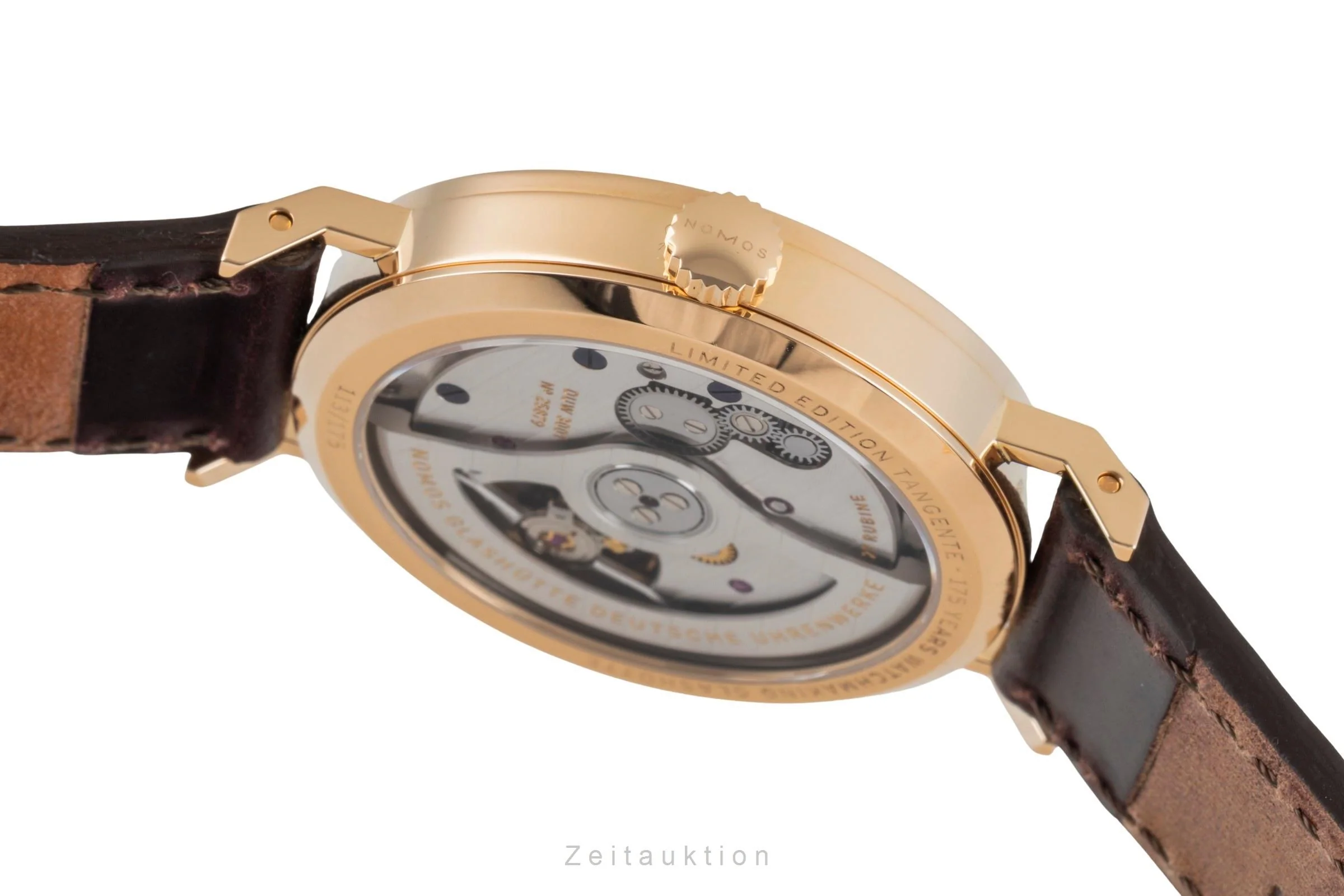 Nomos Neomatik 18 ct red gold automatic men's watch 160.S1 LP: 8600EUR Limited  [2600443] - Image 13