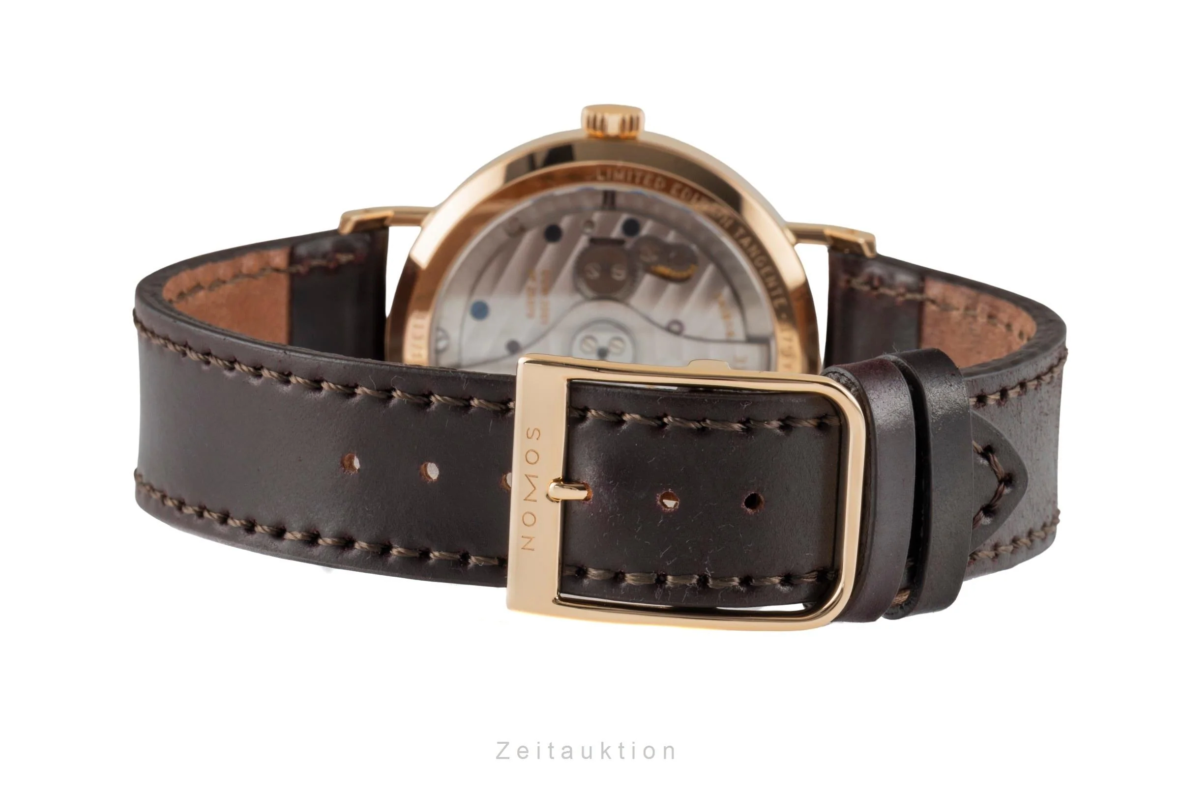 Nomos Neomatik 18 ct red gold automatic men's watch 160.S1 LP: 8600EUR Limited  [2600443] - Image 14