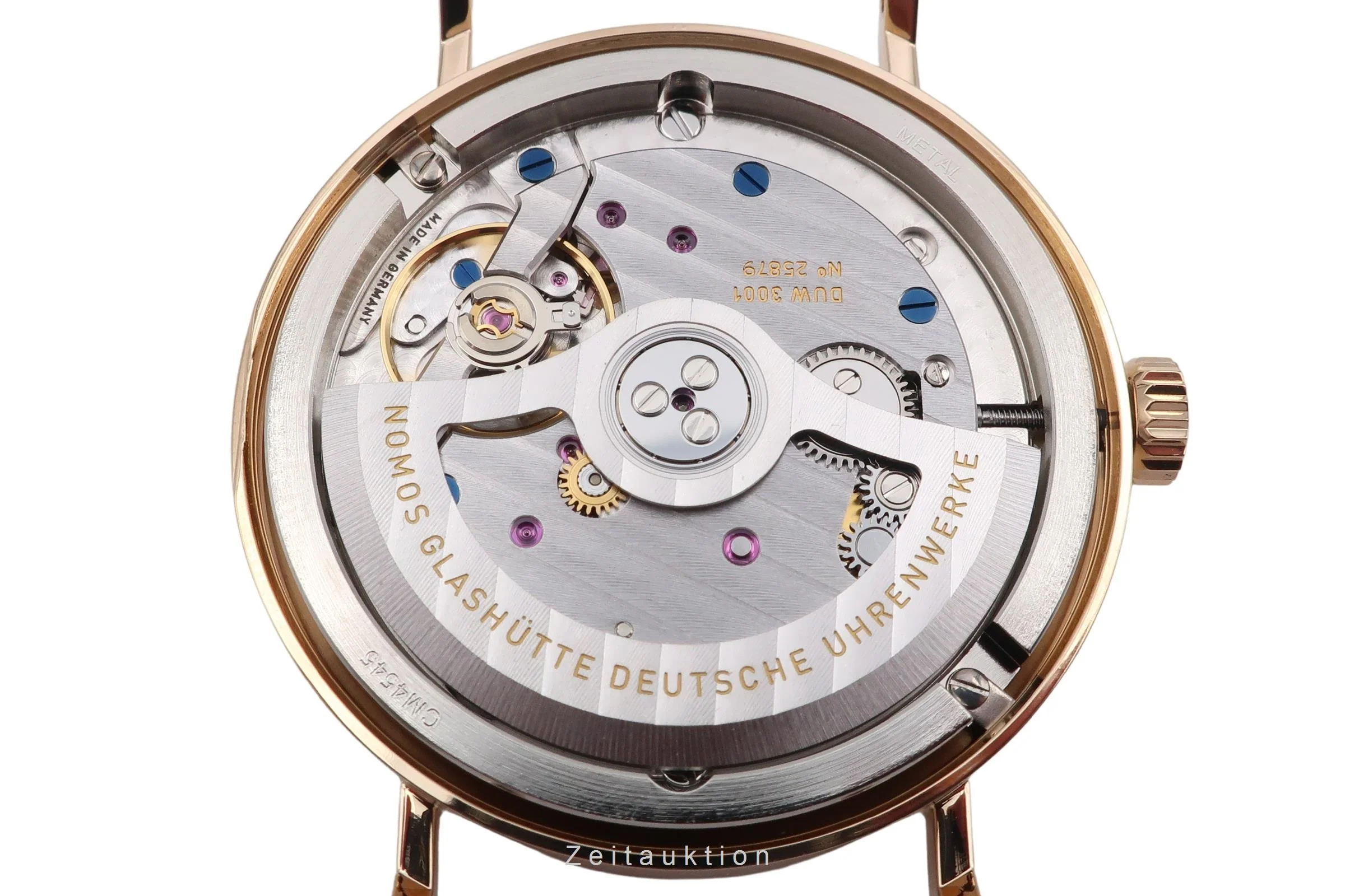 Nomos Neomatik 18 ct red gold automatic men's watch 160.S1 LP: 8600EUR Limited  [2600443] - Image 15