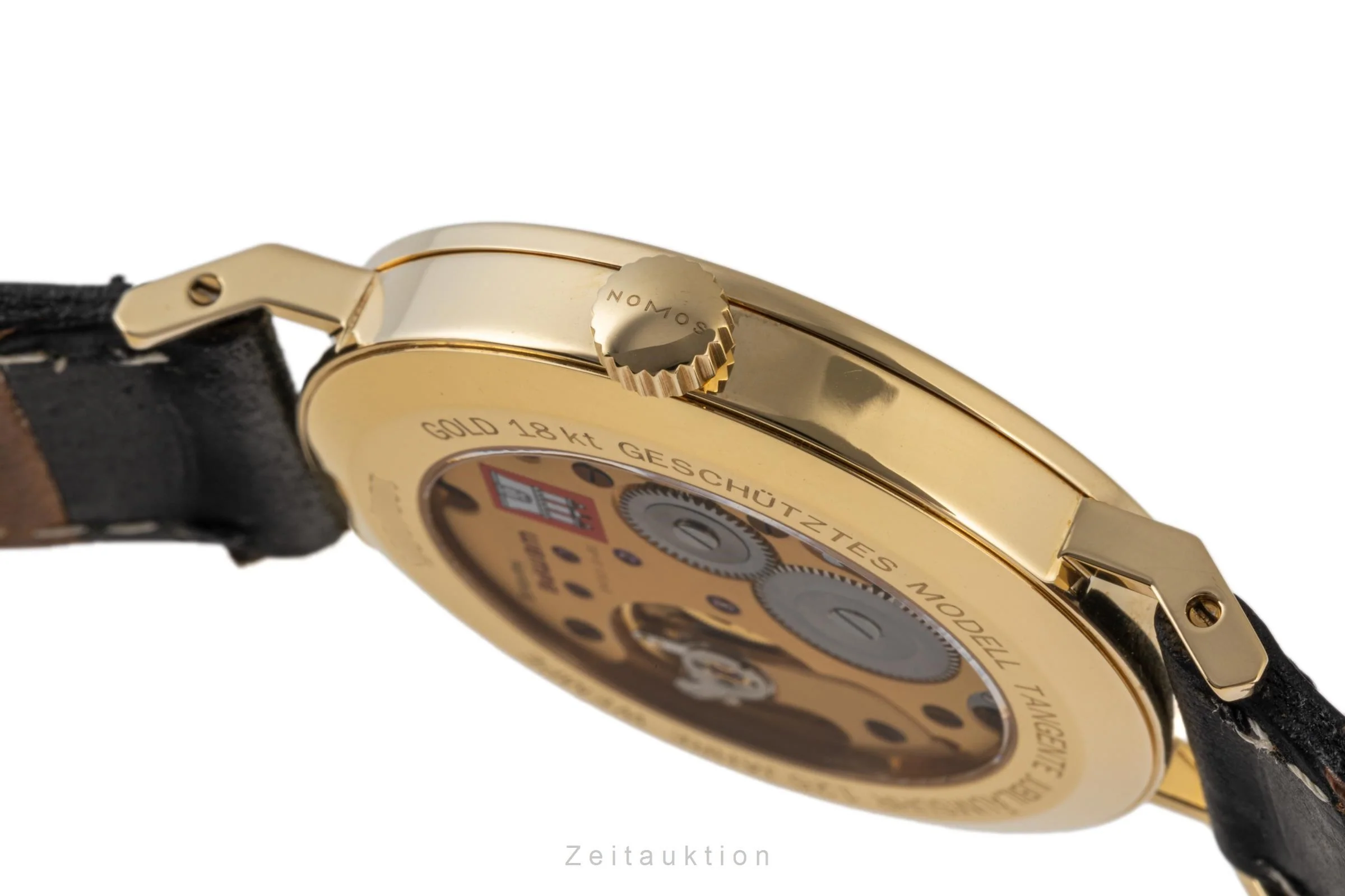 Nomos Tangente 18 ct gold manual winding men's watch Tangente (125 Wempe Anniversary) Limited  [2305507] - Image 10