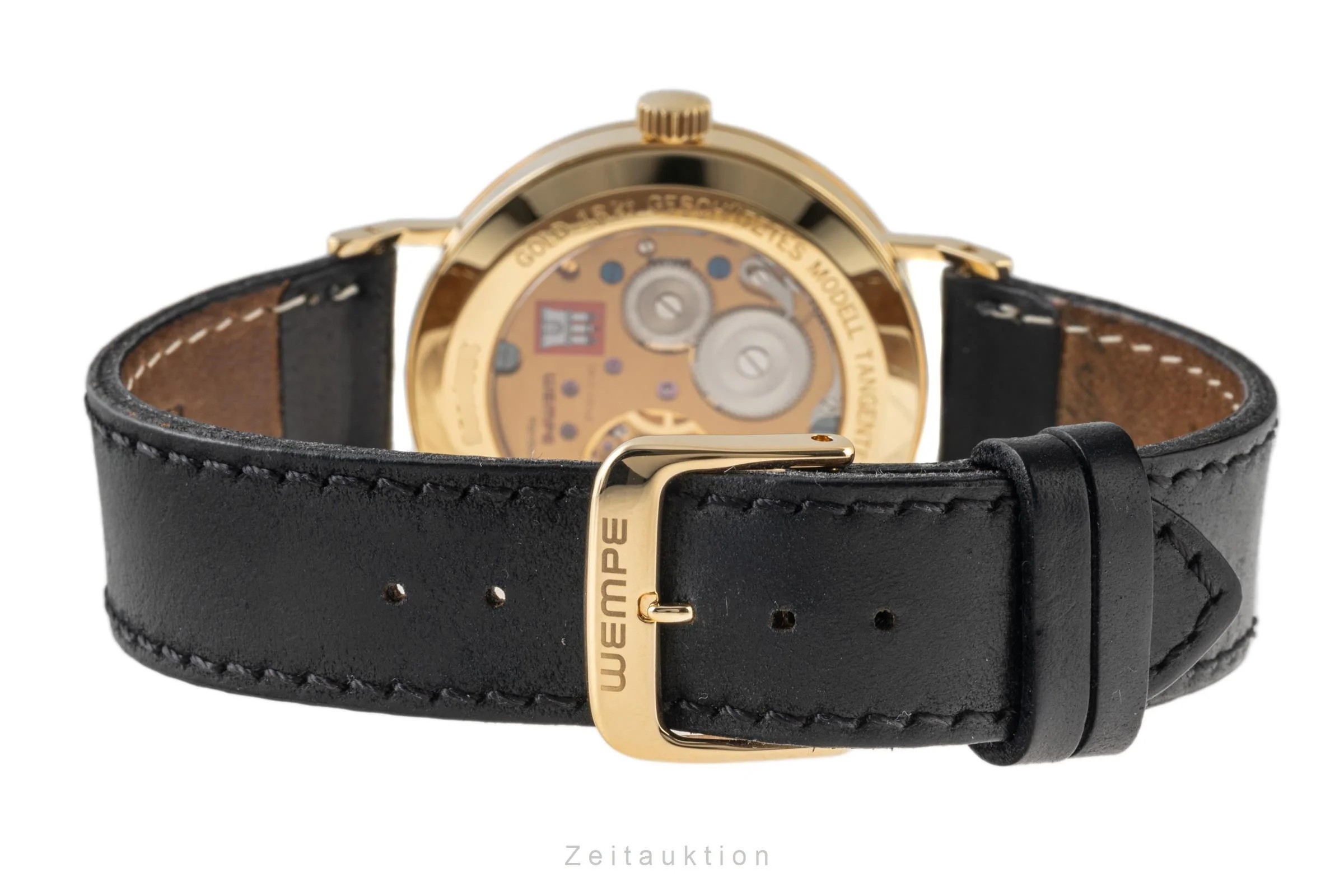Nomos Tangente 18 ct gold manual winding men's watch Tangente (125 Wempe Anniversary) Limited  [2305507] - Image 13