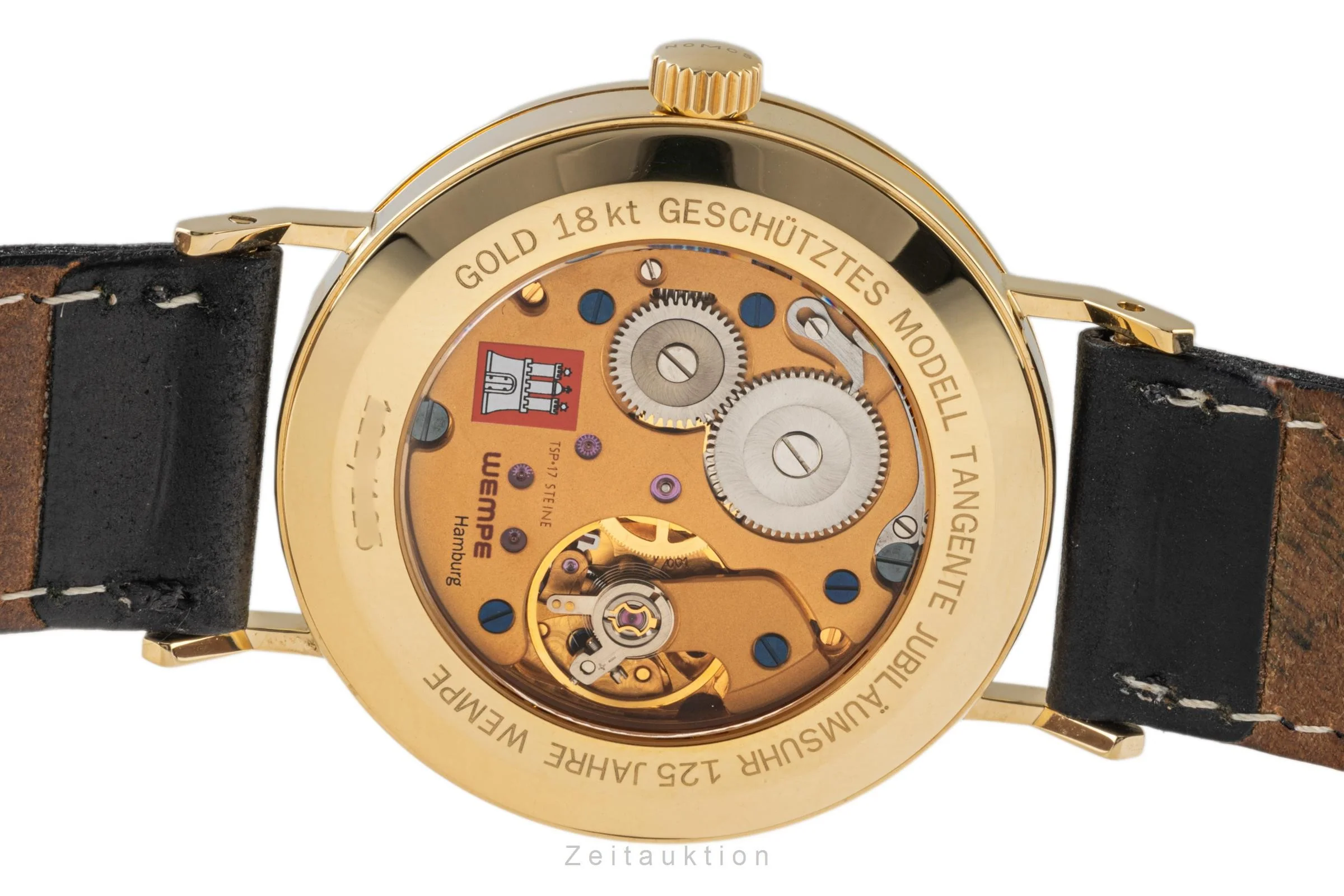 Nomos Tangente 18 ct gold manual winding men's watch Tangente (125 Wempe Anniversary) Limited  [2305507] - Image 9