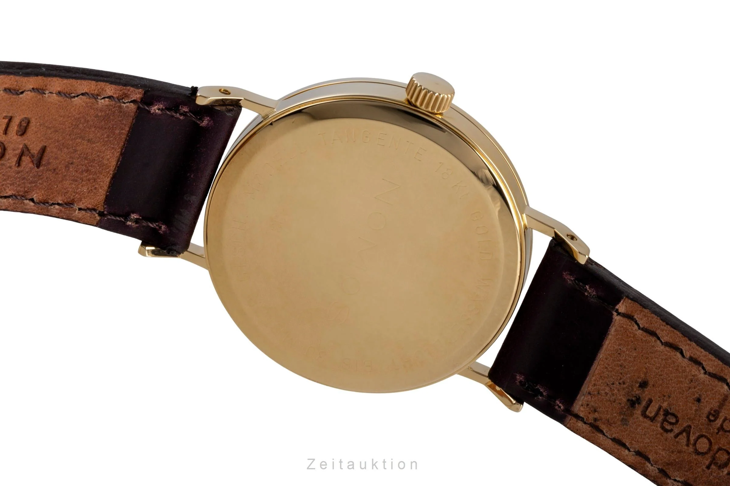 Nomos Tangente 18 ct gold manual winding unisex Tangente Gold  [2600223] - Image 12