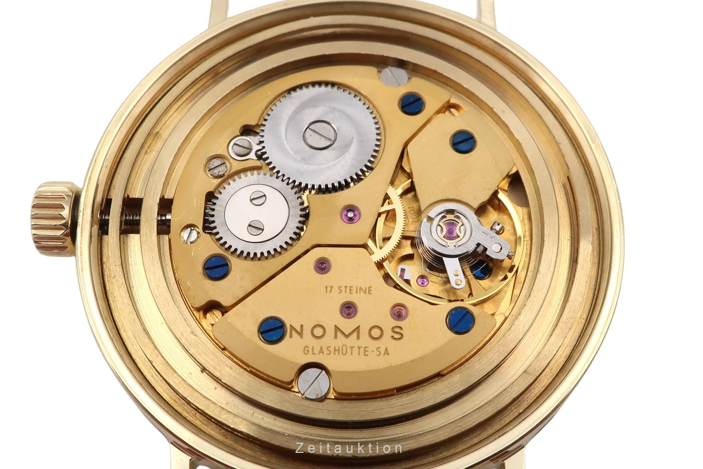 Nomos Tangente 18 ct gold manual winding unisex Tangente Gold  [2600223] - Image 14
