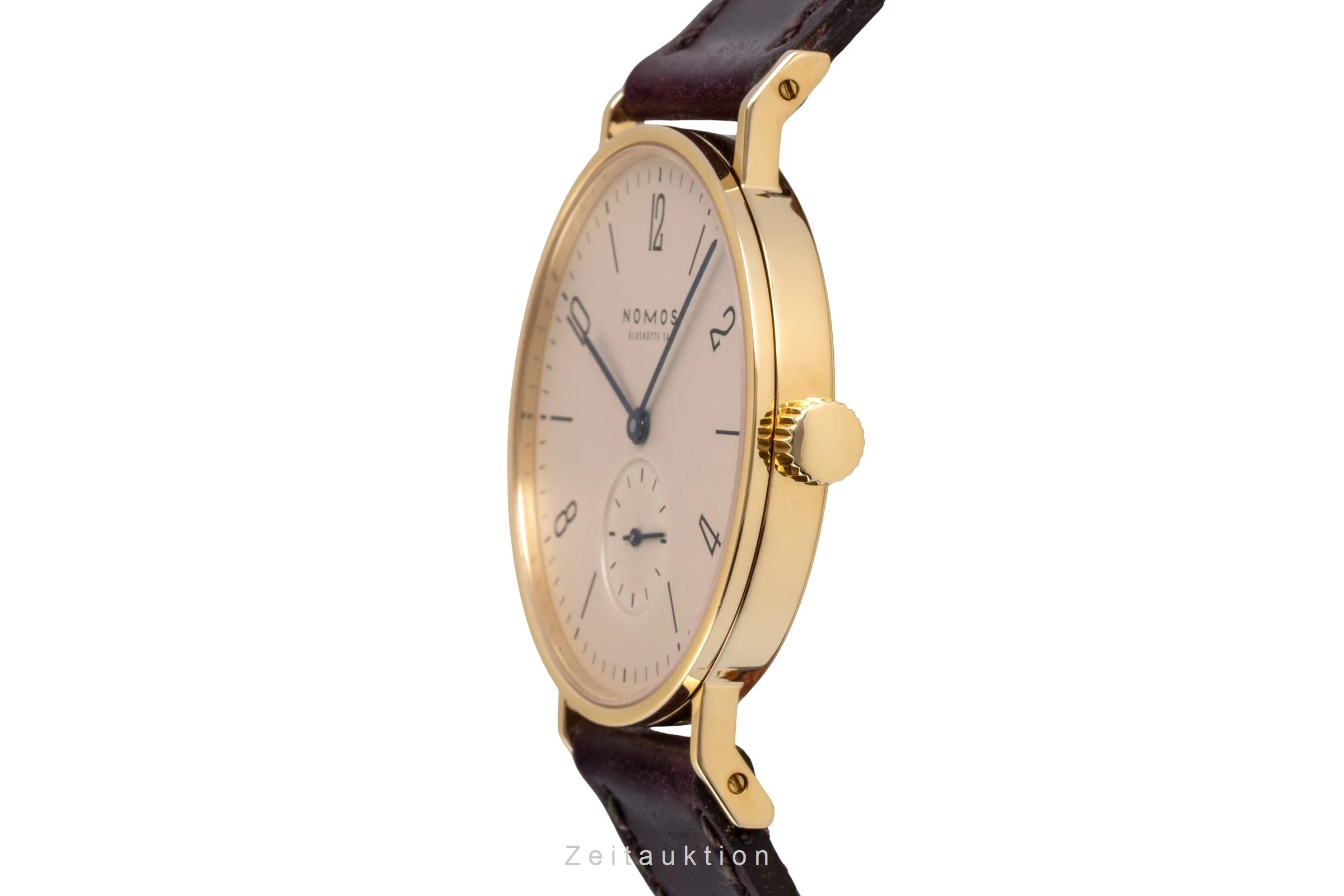 Nomos Tangente 18 ct gold manual winding unisex Tangente Gold  [2600223] - Image 7