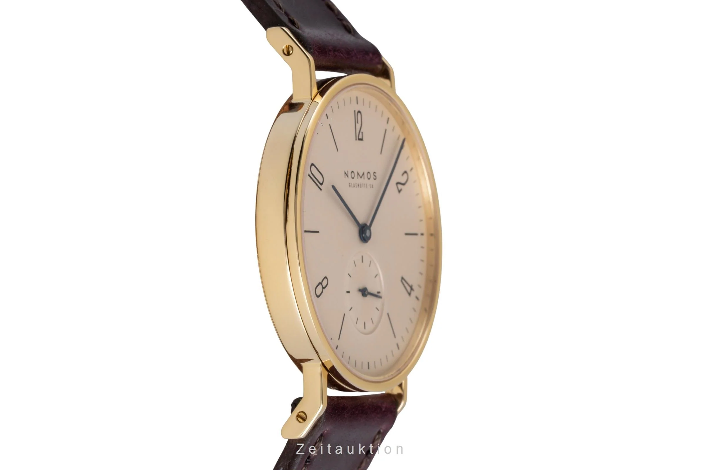 Nomos Tangente 18 ct gold manual winding unisex Tangente Gold  [2600223] - Image 8