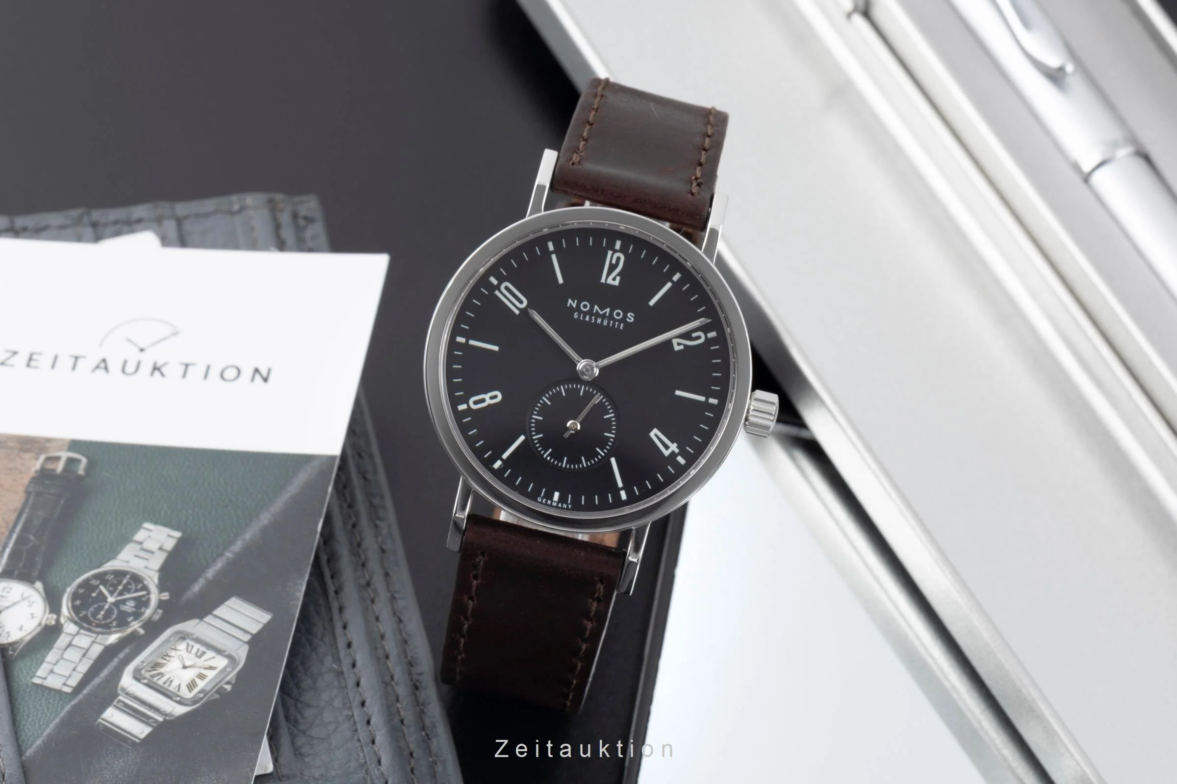 Nomos Tangente Sport steel manual winding men's watch Tangente Glühwürmchen Limited  [2601102] - Image 4