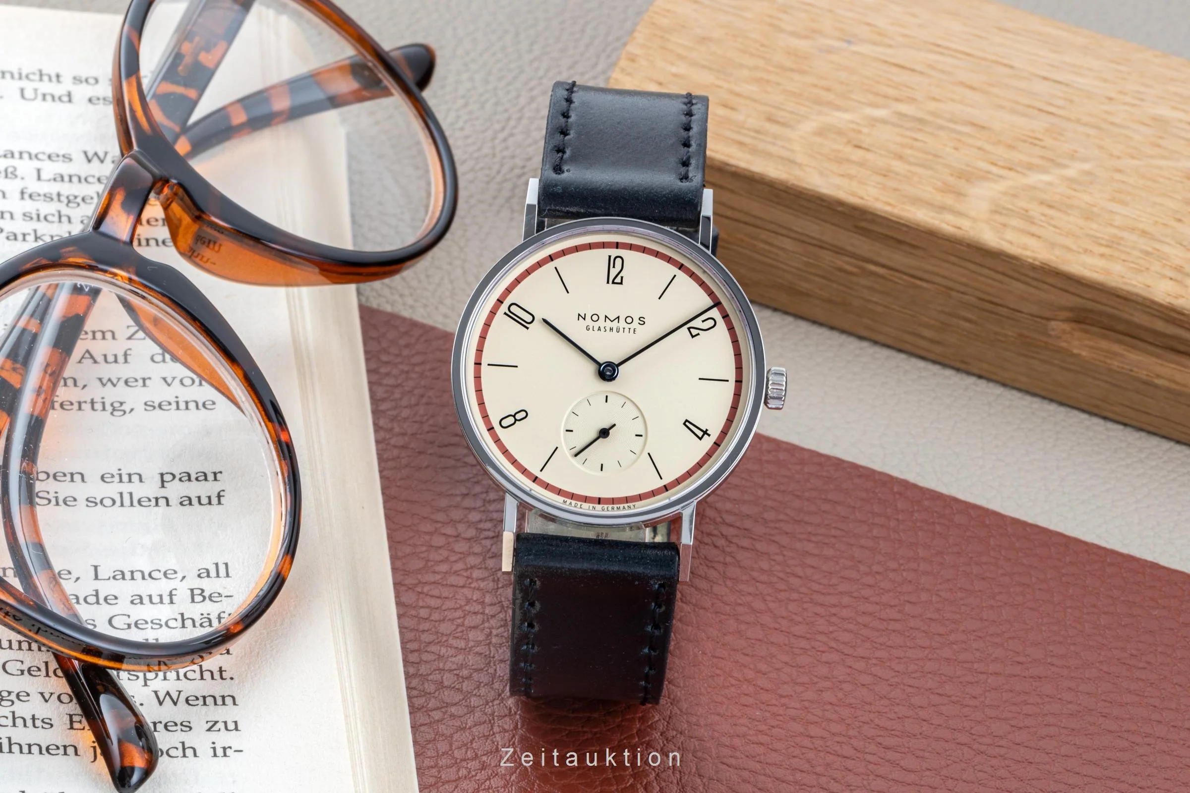 Nomos Tangente steel manual winding men's watch 122.S3 Limited  [2206807] - Image 2