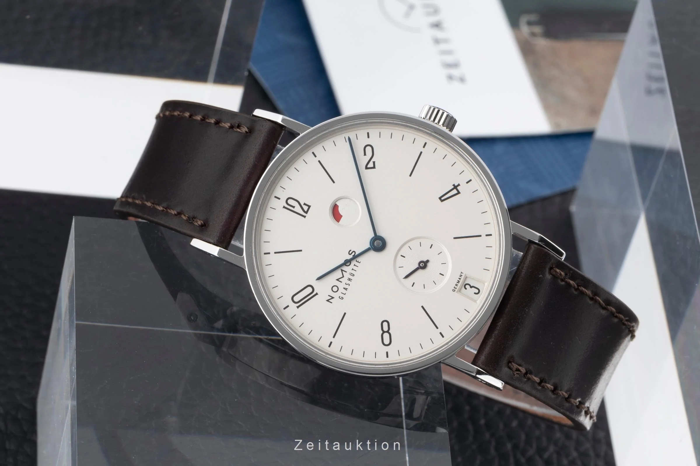 Nomos Tangente steel manual winding men's watch 131 LP: 2980EUR  [2600227] - Image 3