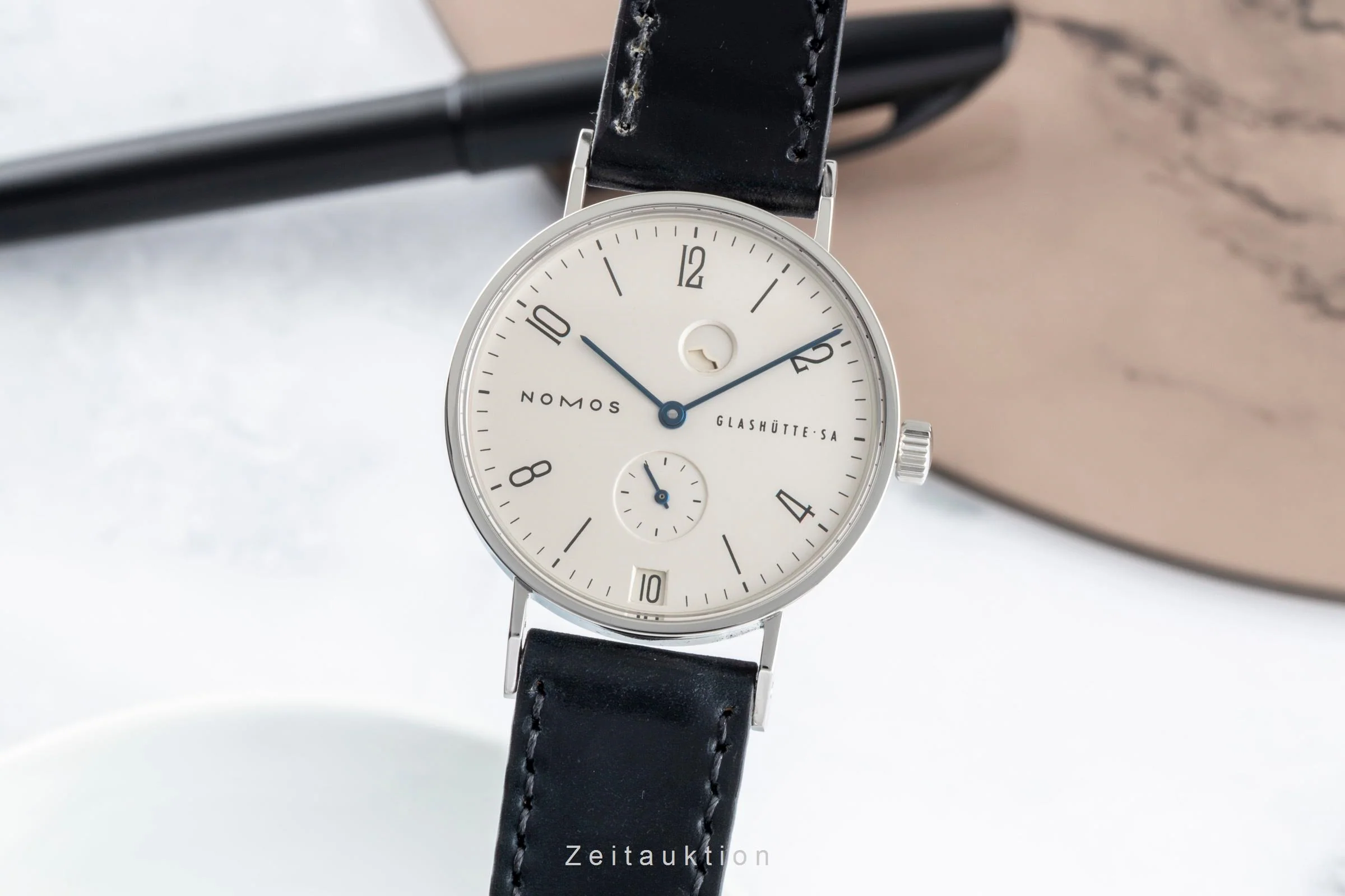 Nomos Tangente steel manual winding men's watch 131 Limited  [2505211] - Image 2