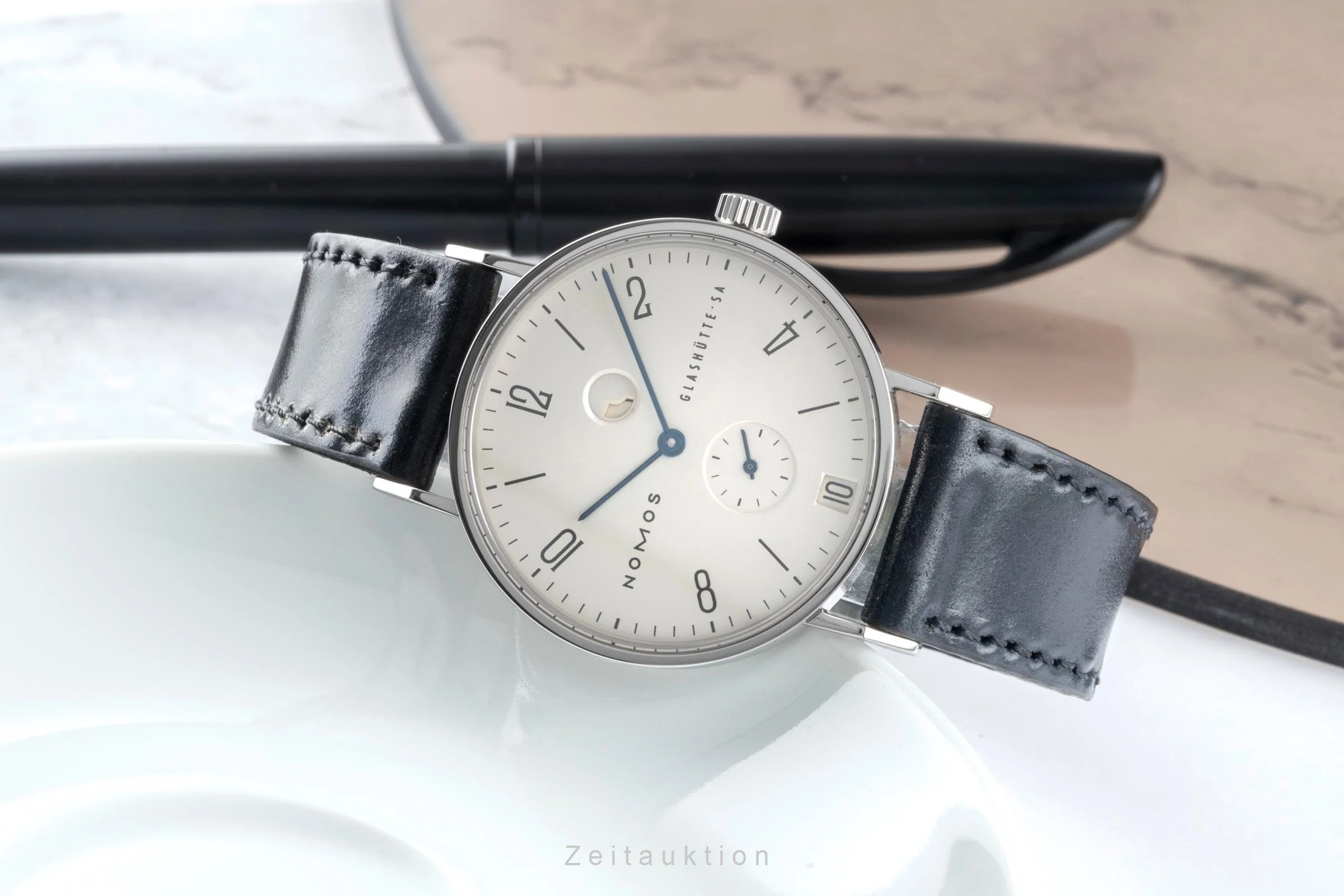 Nomos Tangente steel manual winding men's watch 131 Limited  [2505211] - Image 3