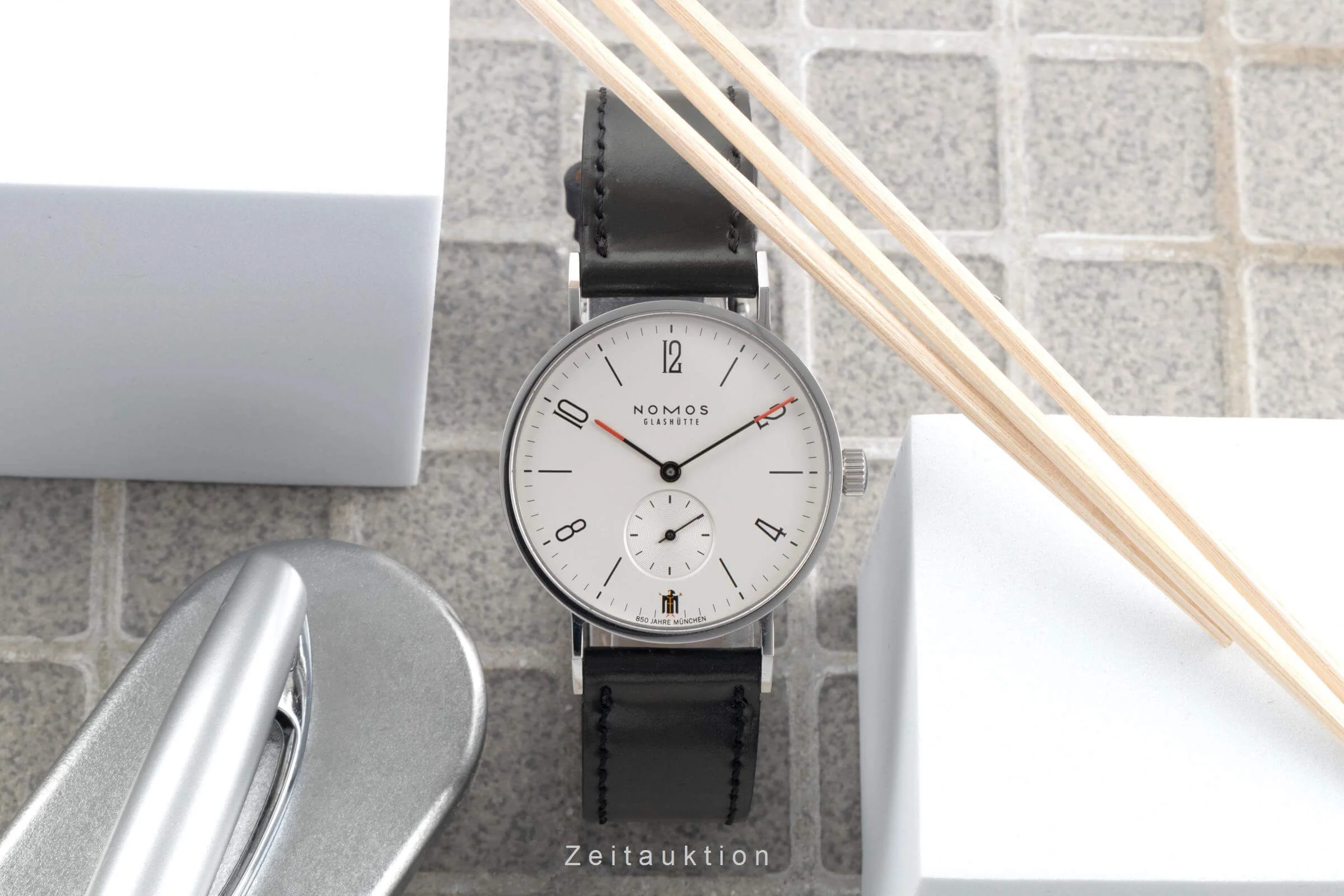 Nomos Tangente steel manual winding men's watch Limited  [2405652] - Image 3