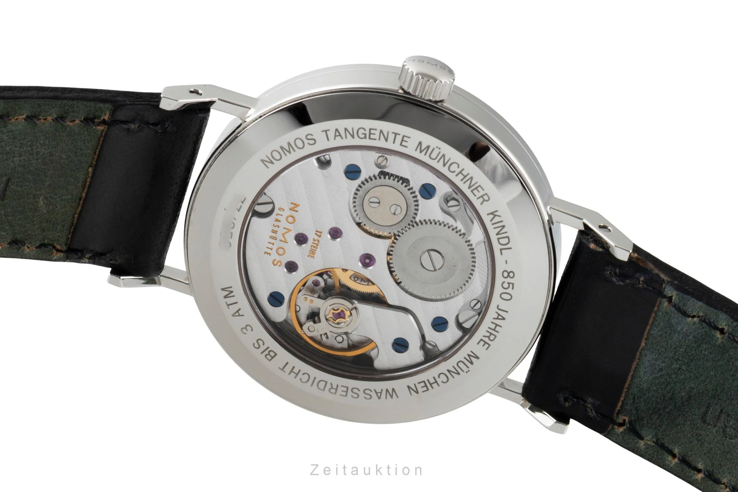 Nomos Tangente steel manual winding men's watch NOMOS Tangente Münchner Kindl - 850 Jahre München Limited  [2600082] - Image 12