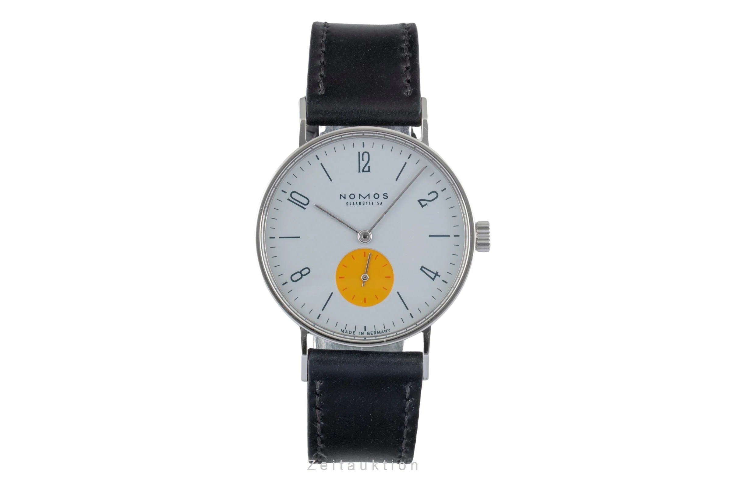 Nomos Tangente steel manual winding men's watch Super 30 "Sonnengrau"  [2504426] - Image 5